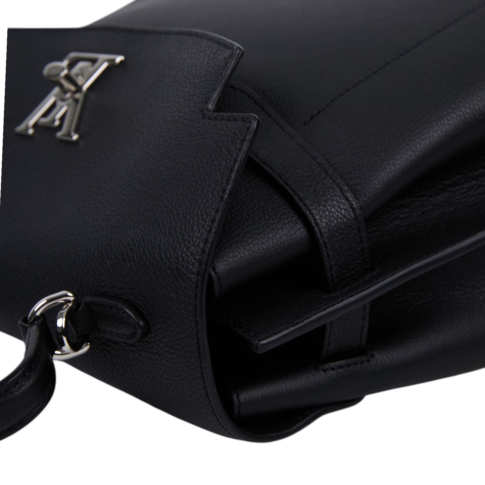 路易威登 LOUIS VUITTON LockMe Ever MM 手提包 肩背包 M51395 晶片款 黑Lock Me Ever MM 背帶