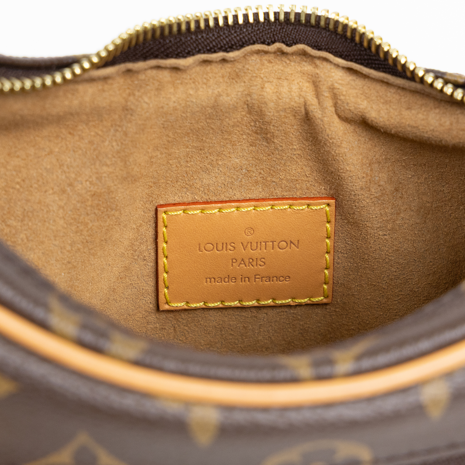 路易威登 LOUIS VUITTON Loop 半月 法棍包 豌豆包 老花 腋下單肩包 M81098 晶片款 原花LOOP彎月包 PM 背帶2