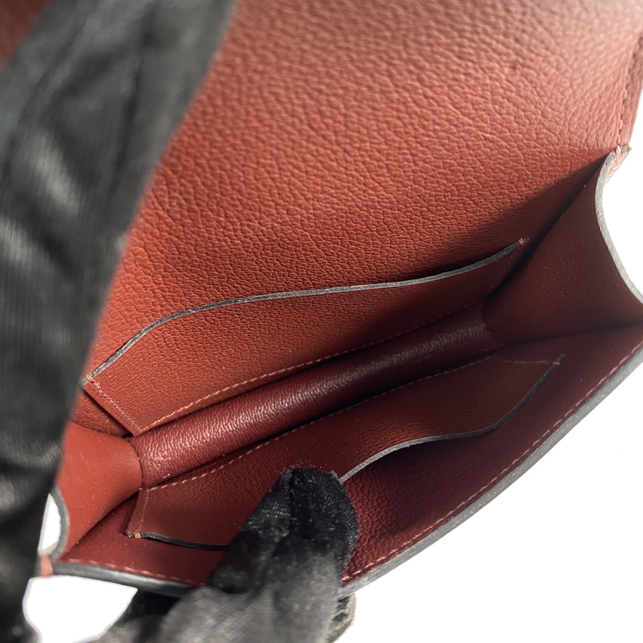 愛馬仕 Hermes Constance Bag Epsom 康康包 短夾 Slim  CNSLIM B刻 紅CONSTANCE SLIM 原廠盒子/防塵袋