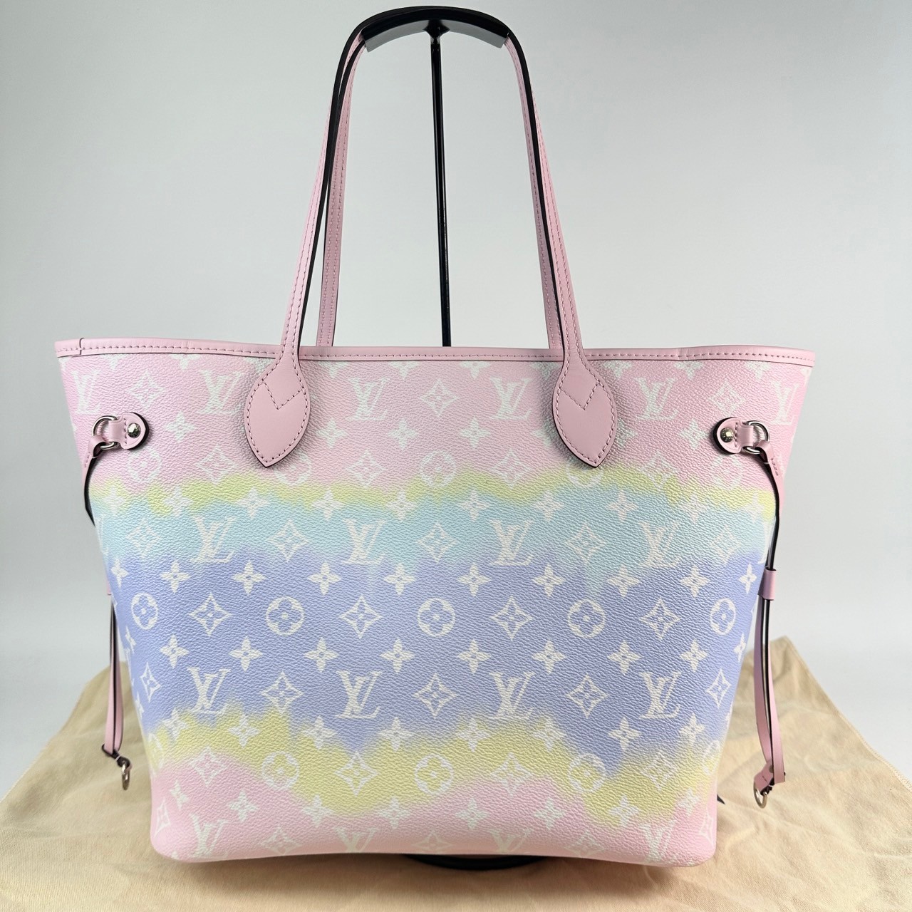 路易威登 LOUIS VUITTON Neverfull MM 手提 托特包 彩虹 M45270 虹彩NEVERFULL MM 防塵袋