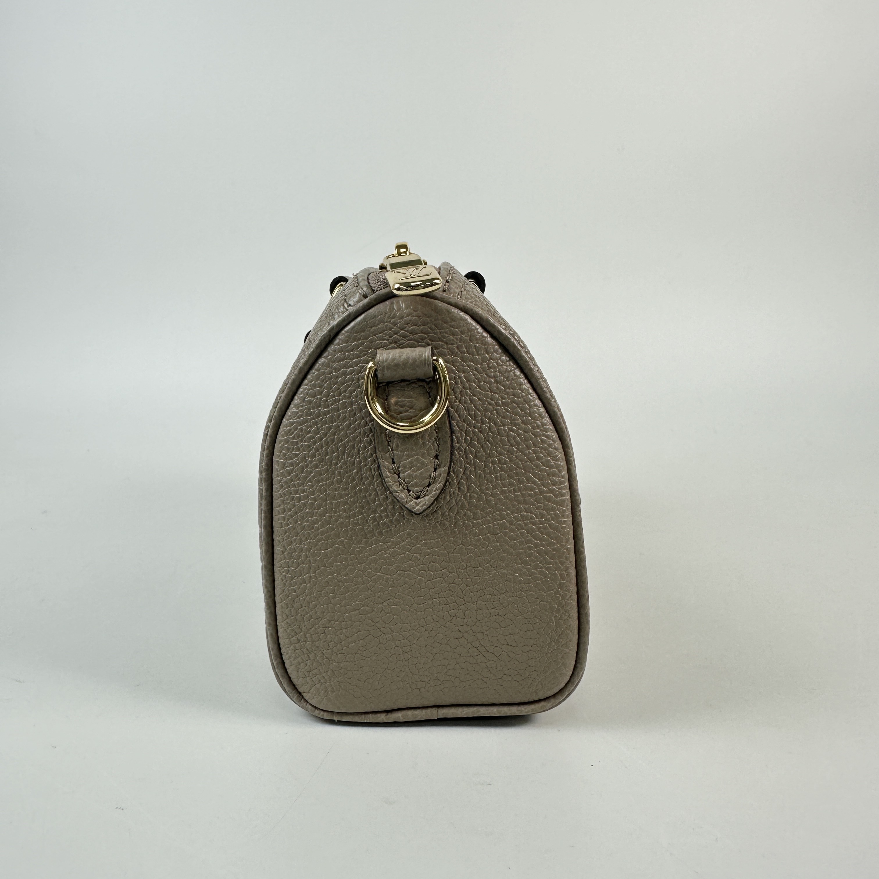 路易威登 LOUIS VUITTON Nano Speedy 手提 斜背 肩背包 灰色 奶油色 M82890 晶片款  原廠盒子/防塵袋/購買證明