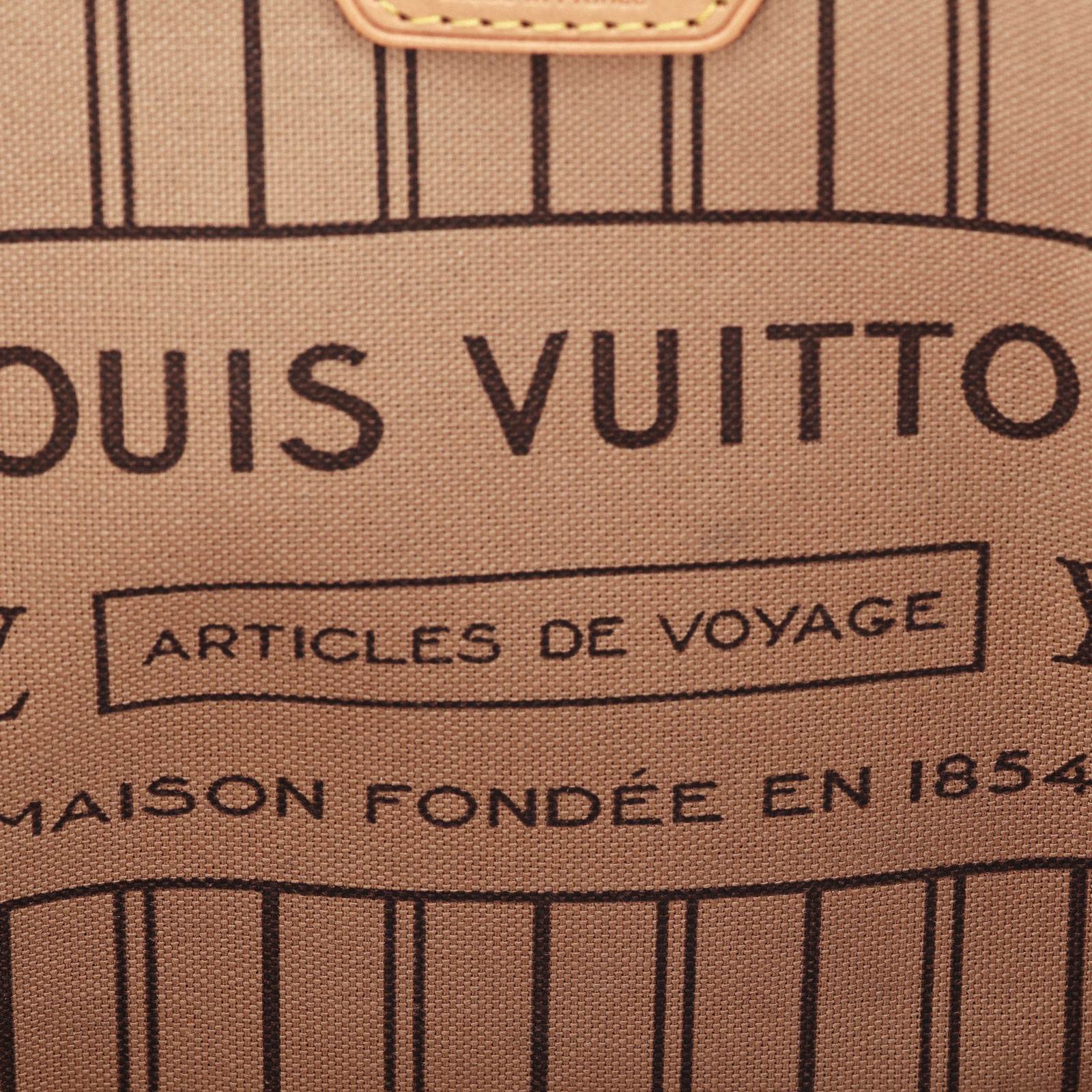路易威登 LOUIS VUITTON Neverfull MM  經典帆布 肩背 購物袋 紅玫米黃雙色內襯 M46975 晶片款 原花NEVERFULL 防塵袋