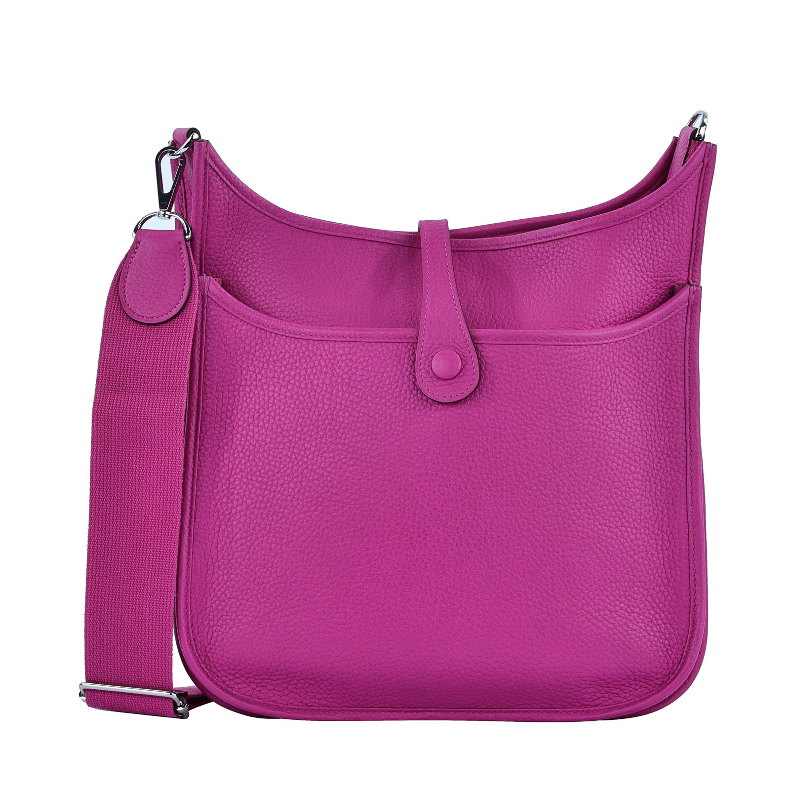 愛馬仕 Hermes Evelyne Bag 伊芙琳包 III 29 EV29 C刻 粉紫EVELYNE29 原廠盒子/防塵袋