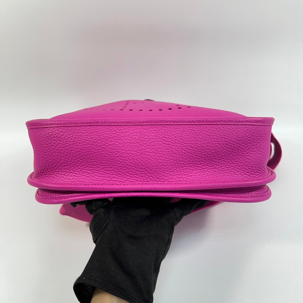 愛馬仕 Hermes Evelyne Bag 伊芙琳包 III 29 EV29 C刻 粉紫EVELYNE29 原廠盒子/防塵袋