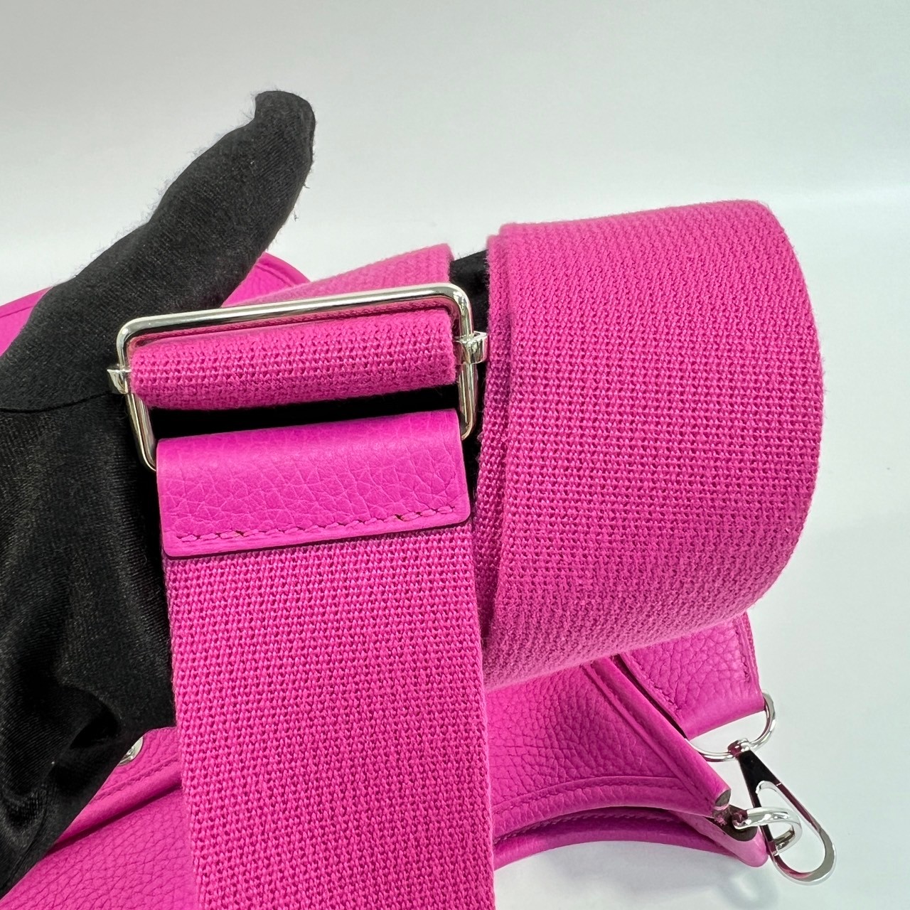 愛馬仕 Hermes Evelyne Bag 伊芙琳包 III 29 EV29 C刻 粉紫EVELYNE29 原廠盒子/防塵袋