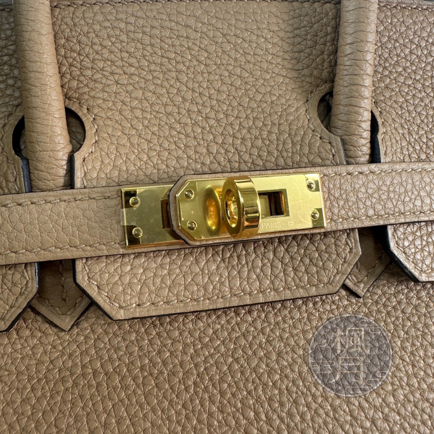 愛馬仕 Hermes Birkin Bag 柏金包 25 BK25 H041344/U刻 奶茶色BIRKIN25 0M 原廠盒子/防塵袋/鎖組