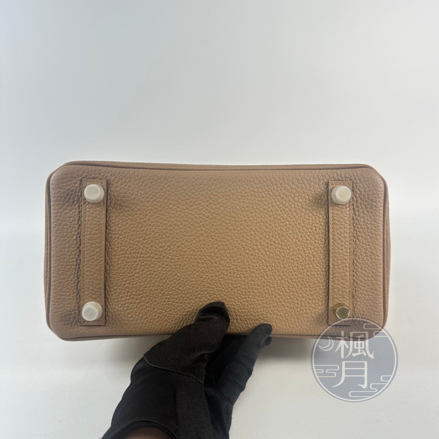 愛馬仕 Hermes Birkin Bag 柏金包 25 BK25 H041344/U刻 奶茶色BIRKIN25 0M 原廠盒子/防塵袋/鎖組