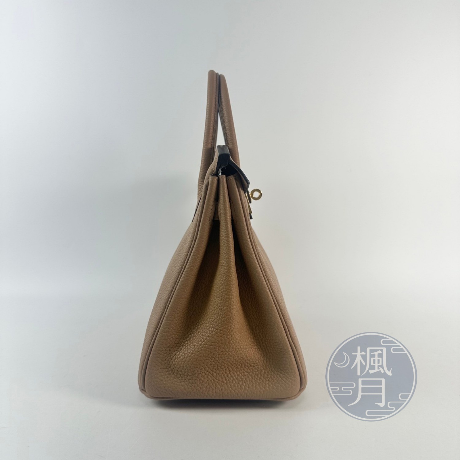 愛馬仕 Hermes Birkin Bag 柏金包 25 BK25 H041344/U刻 奶茶色BIRKIN25 0M 原廠盒子/防塵袋/鎖組