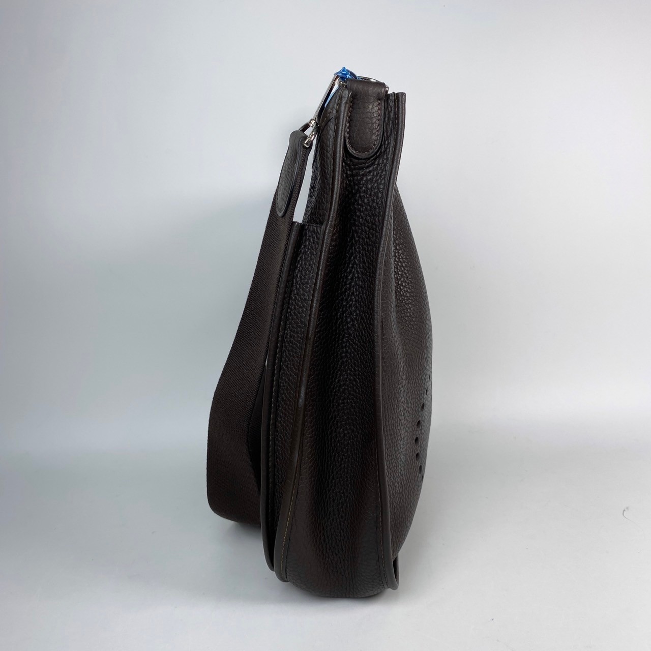 愛馬仕 Hermes Evelyne Bag 伊芙琳包 III 33 EV33 口H刻 深棕EVELYNE33 防塵袋/背帶