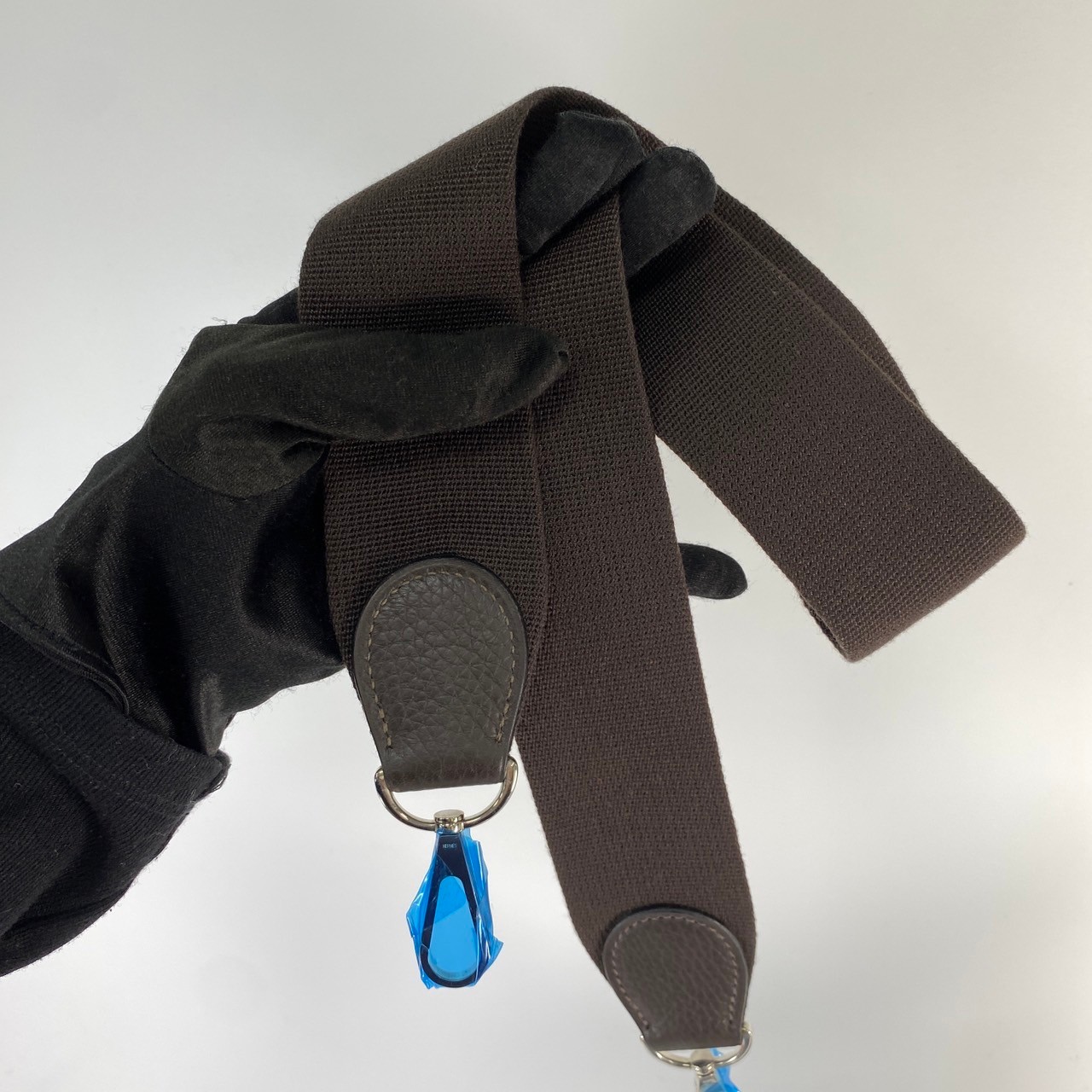 愛馬仕 Hermes Evelyne Bag 伊芙琳包 III 33 EV33 口H刻 深棕EVELYNE33 防塵袋/背帶