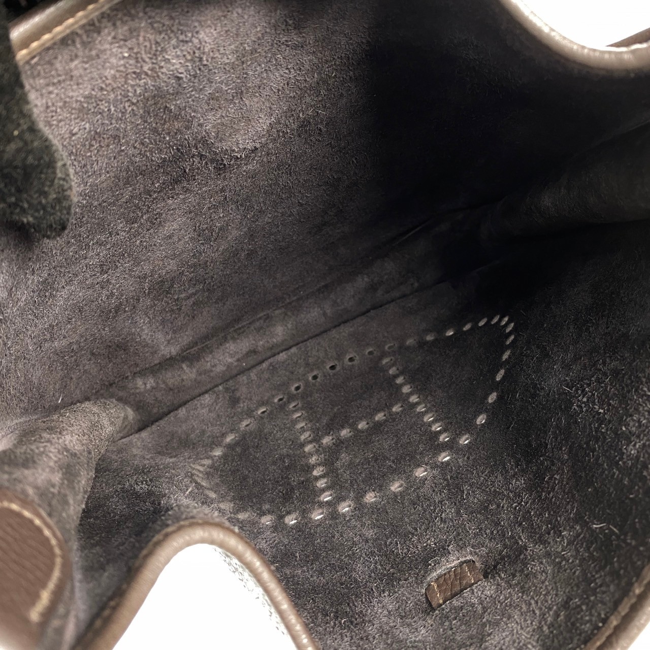 愛馬仕 Hermes Evelyne Bag 伊芙琳包 III 33 EV33 口H刻 深棕EVELYNE33 防塵袋/背帶