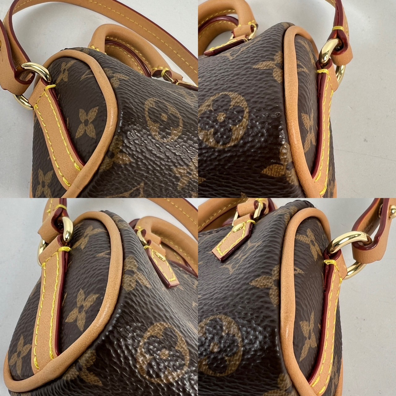 路易威登 LOUIS VUITTON Speedy Monogram 手提包吊飾 M00544 晶片款 　原花SPEEDY吊飾 原廠盒子/防塵袋/台灣購買證明