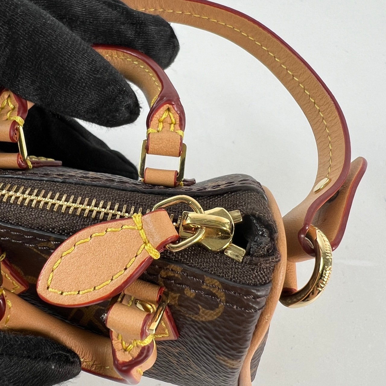 路易威登 LOUIS VUITTON Speedy Monogram 手提包吊飾 M00544 晶片款 　原花SPEEDY吊飾 原廠盒子/防塵袋/台灣購買證明