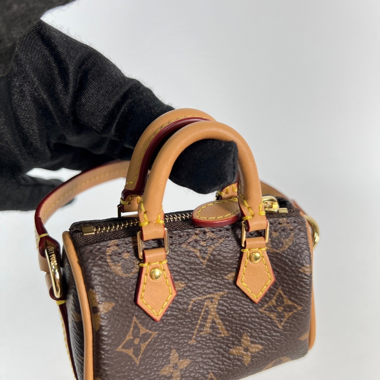 路易威登 LOUIS VUITTON Speedy Monogram 手提包吊飾 M00544 晶片款 　原花SPEEDY吊飾 原廠盒子/防塵袋/台灣購買證明