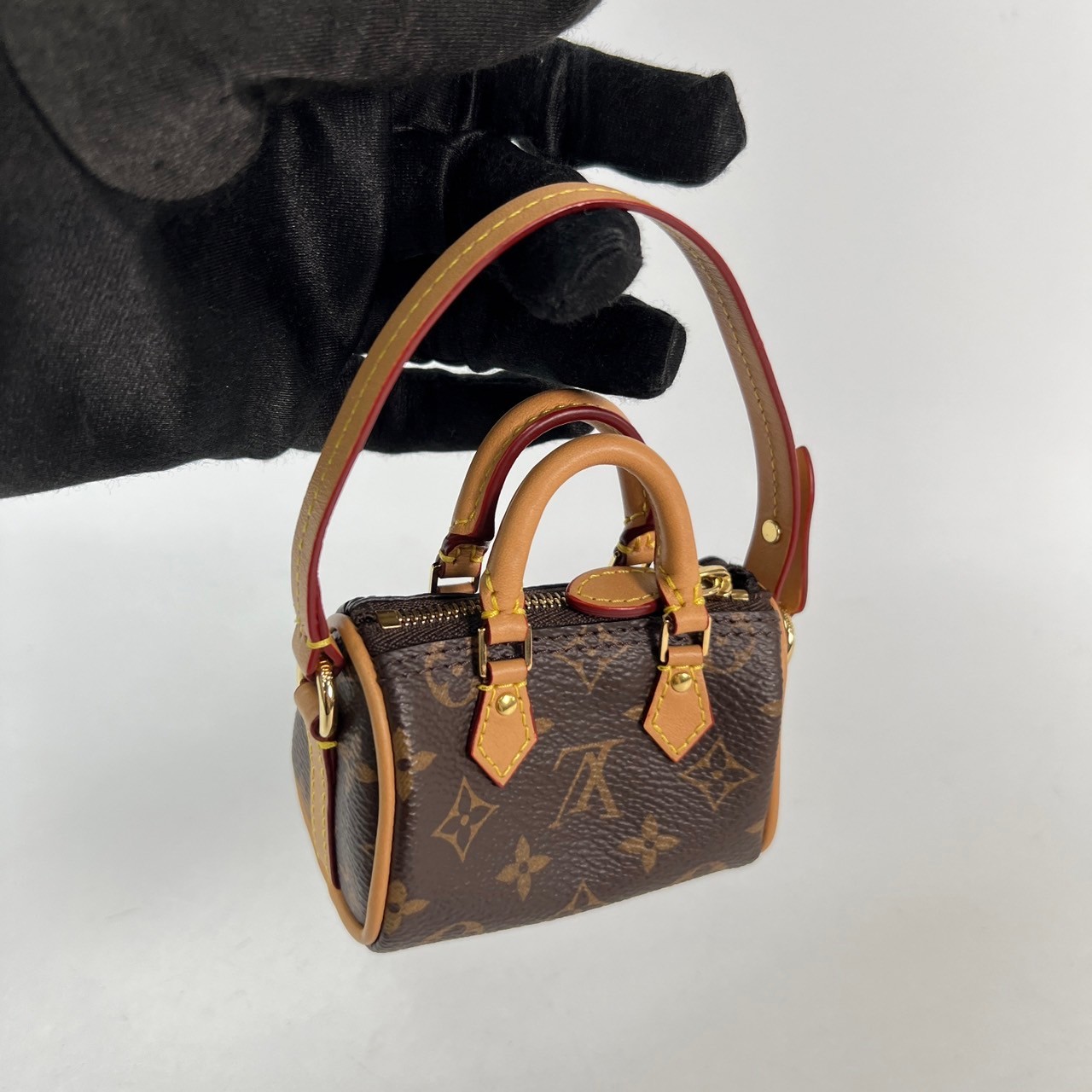 路易威登 LOUIS VUITTON Speedy Monogram 手提包吊飾 M00544 晶片款 　原花SPEEDY吊飾 原廠盒子/防塵袋/台灣購買證明