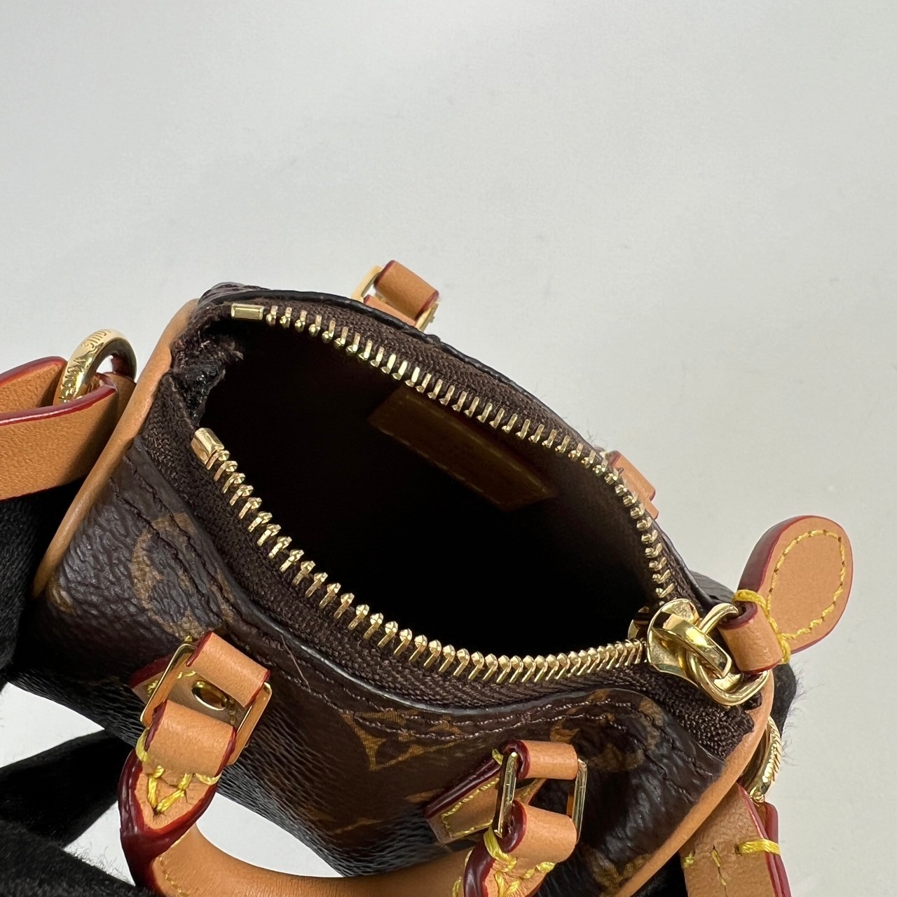 路易威登 LOUIS VUITTON Speedy Monogram 手提包吊飾 M00544 晶片款 　原花SPEEDY吊飾 原廠盒子/防塵袋/台灣購買證明