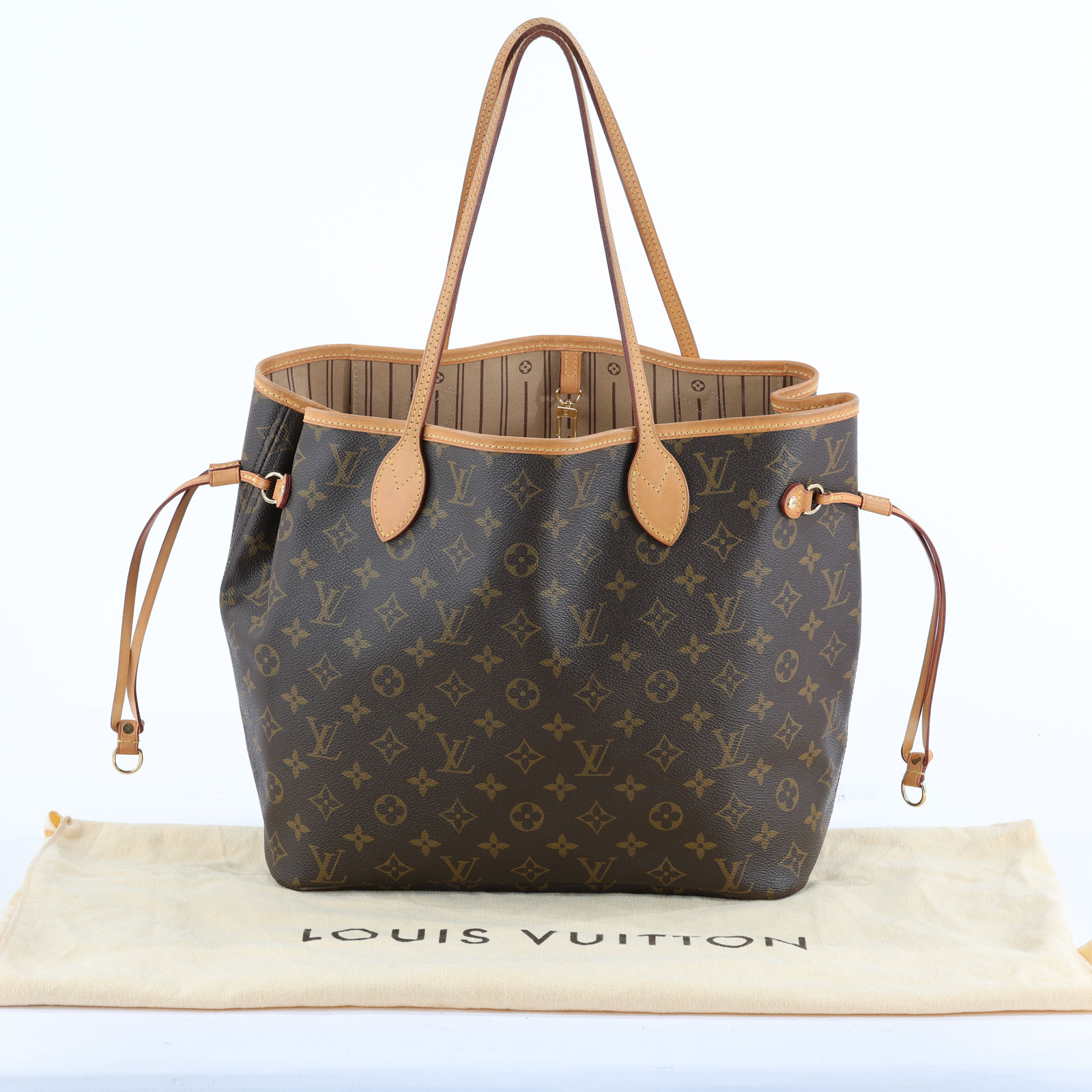 路易威登 LOUIS VUITTON Neverfull MM 托特包 經典帆布 M40156 原花NEVERFULL MM 防塵袋