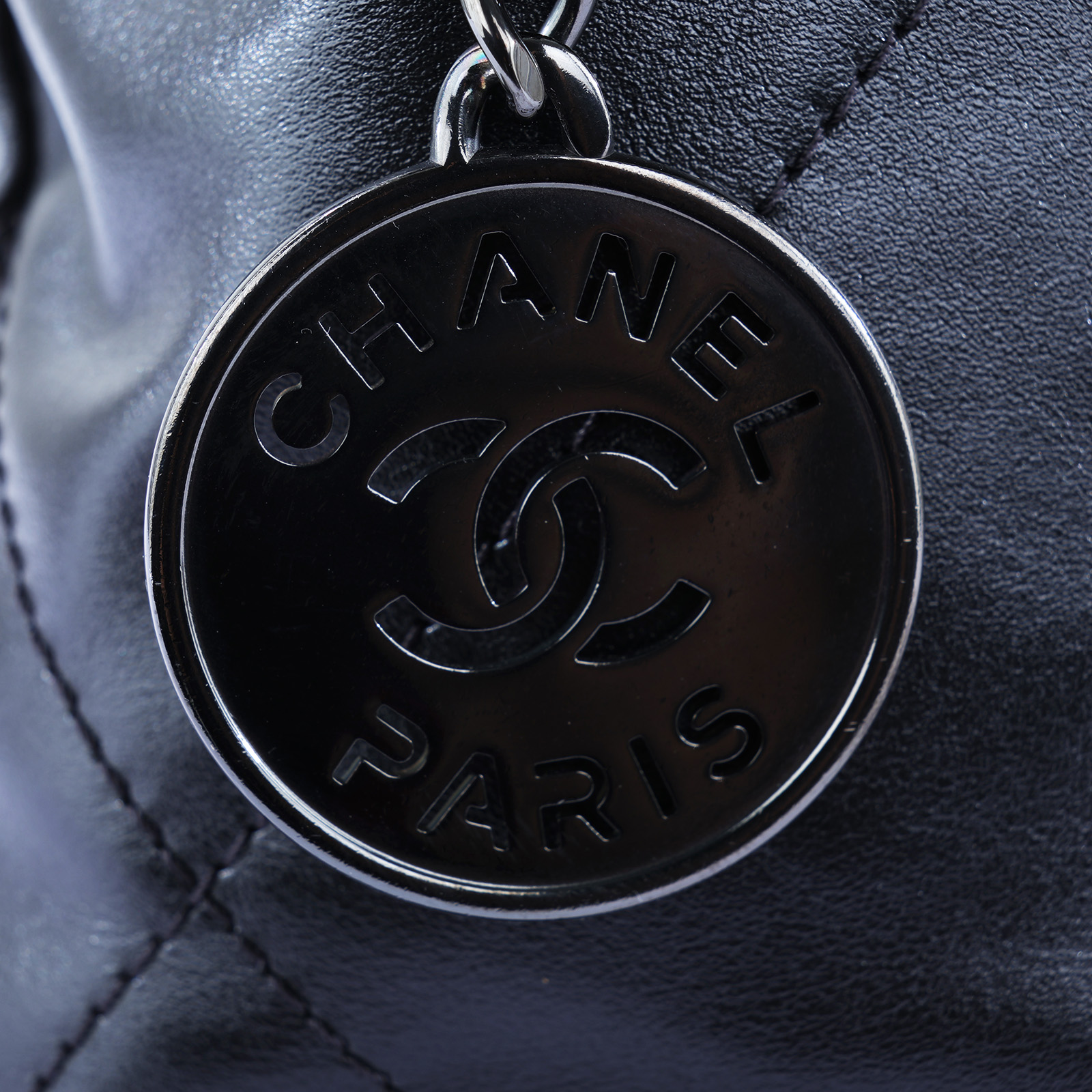 香奈兒 CHANEL 22 小型 束口包 AS3260 晶片款 SO BLACK 22包 小號 原廠盒子/防塵袋/購買證明