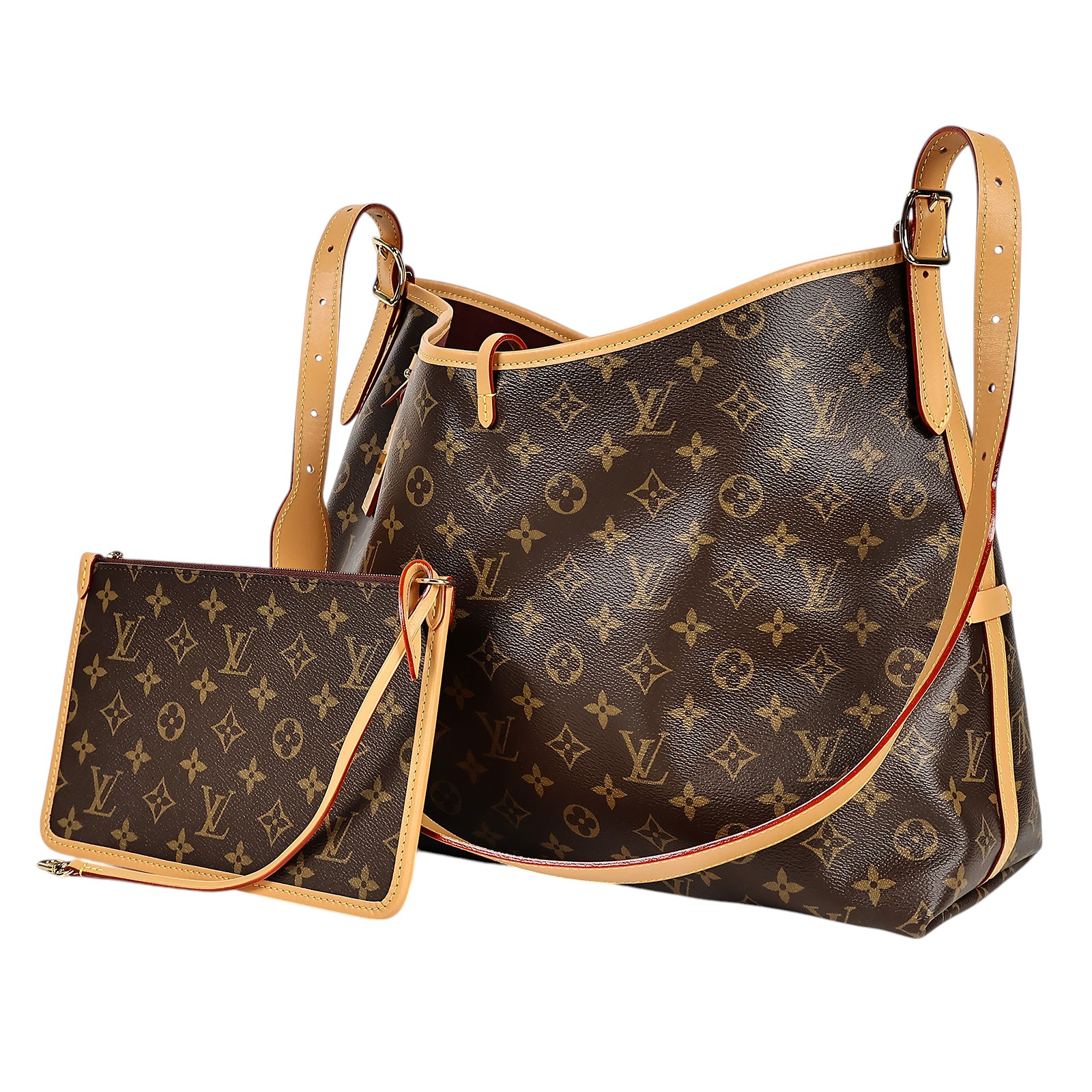 路易威登 LOUIS VUITTON CarryAll MM 原花 肩背包 M46197 晶片款 老花CARRYALL MM 防塵袋/購買證明
