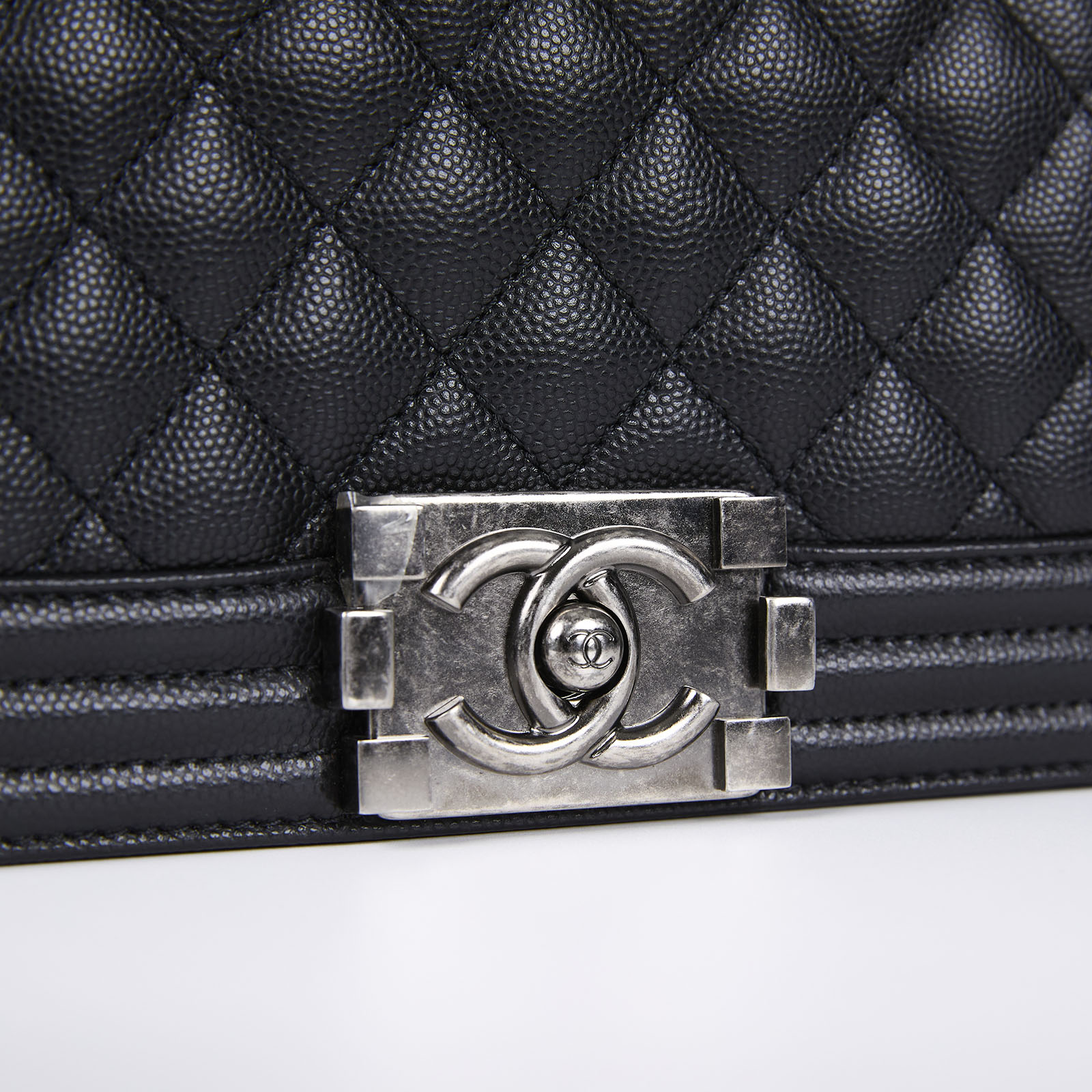 香奈兒 CHANEL Boy 20 小型 口蓋包 A67085 晶片款 黑荔枝BOY20 防塵袋