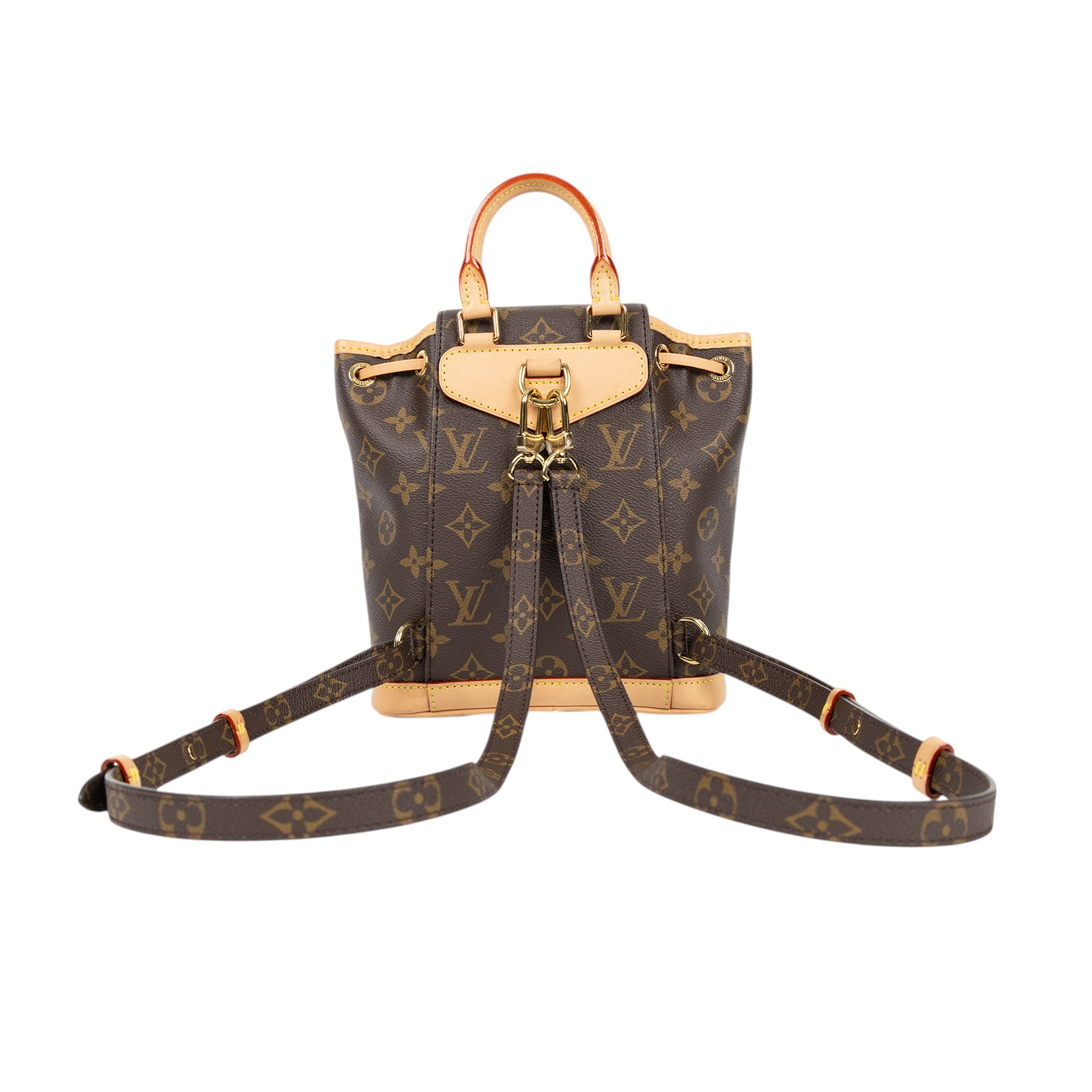 路易威登 LOUIS VUITTON Montsouris Mini 後背包 經典帆布 M11199 晶片款 原花MONTSOURIS MINI後背包 防塵袋