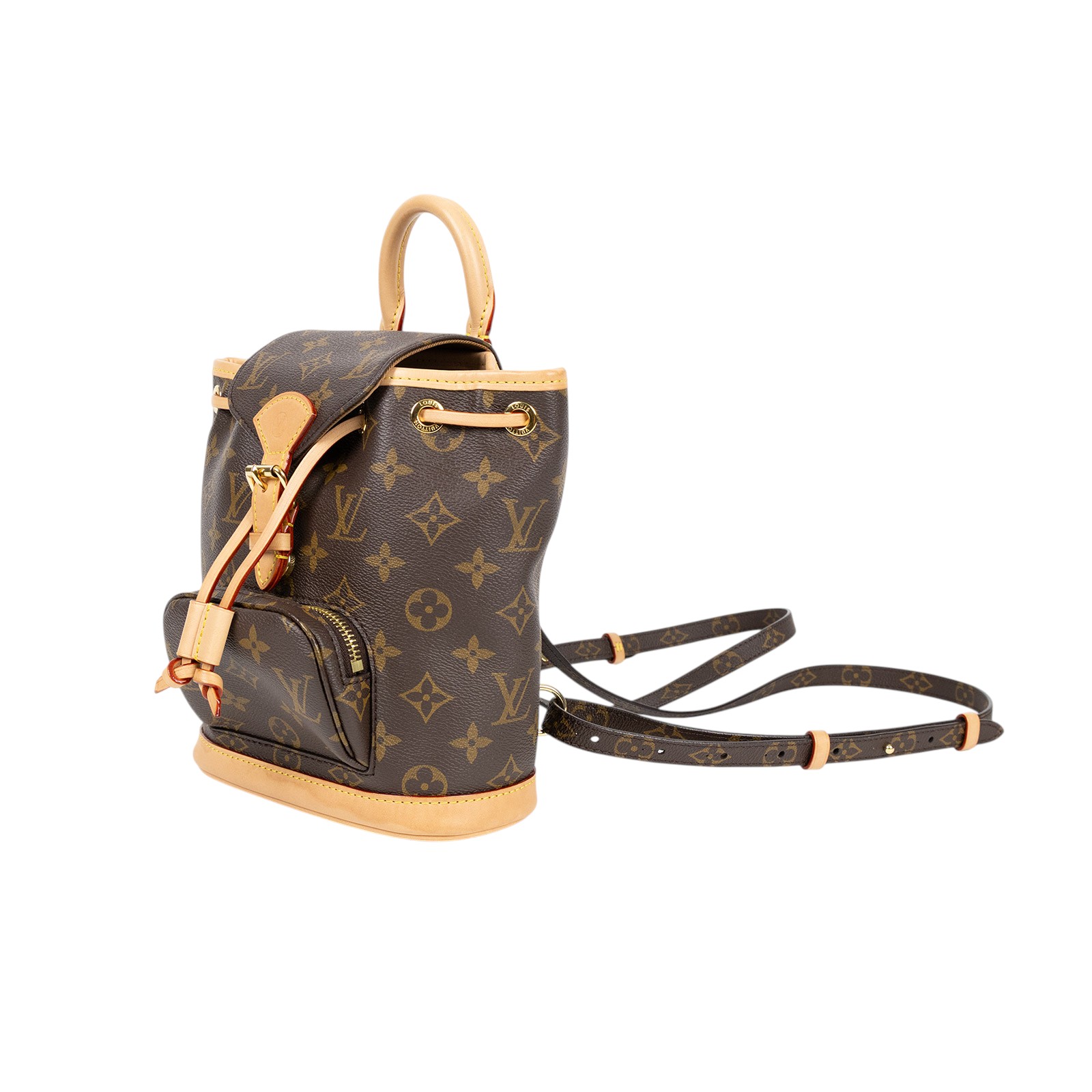 路易威登 LOUIS VUITTON Montsouris Mini 後背包 經典帆布 M11199 晶片款 原花MONTSOURIS MINI後背包 防塵袋