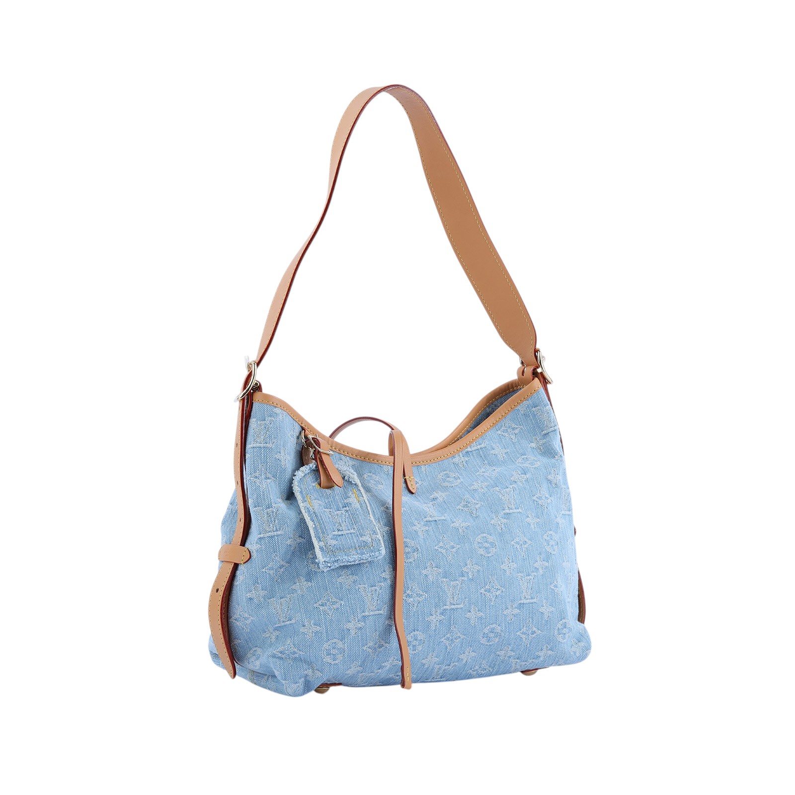 路易威登 LOUIS VUITTON CarryAll PM 肩背包 丹寧 M11462 晶片款 丹寧CARRYALL PM 防塵袋/內袋