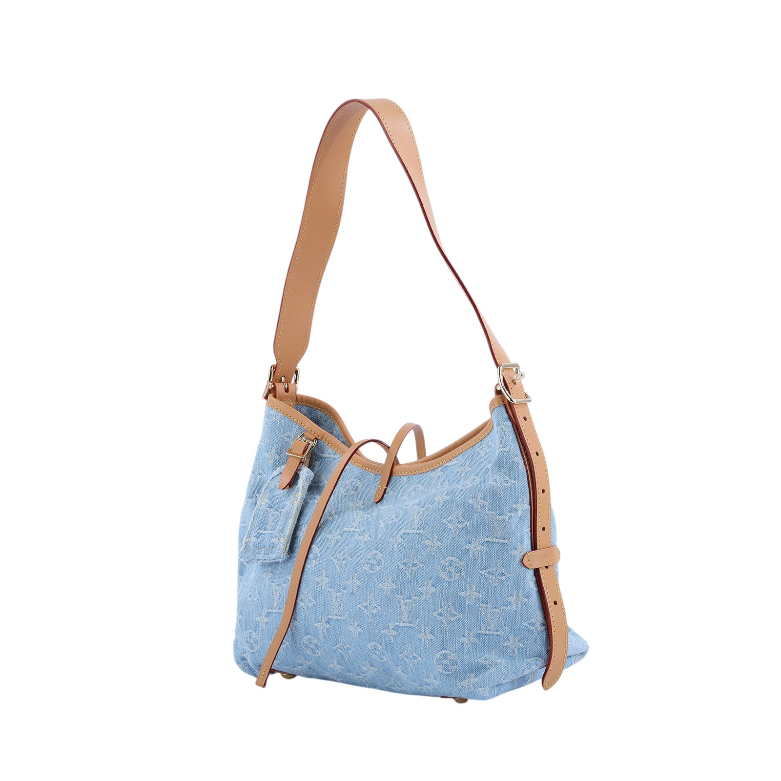 路易威登 LOUIS VUITTON CarryAll PM 肩背包 丹寧 M11462 晶片款 丹寧CARRYALL PM 防塵袋/內袋