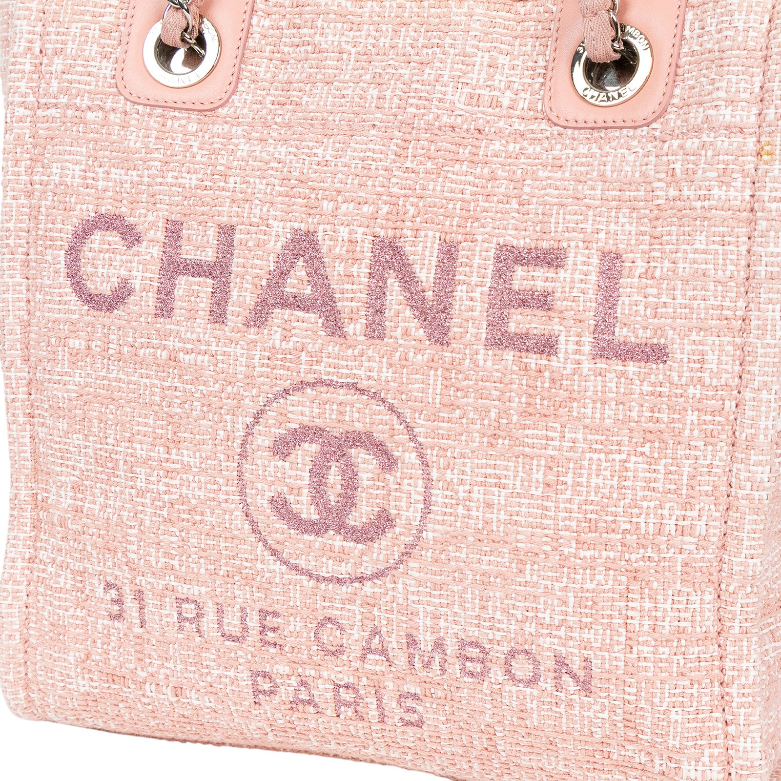 香奈兒 CHANEL 海灘包 迷你  25開粉海灘包 小款 保證卡