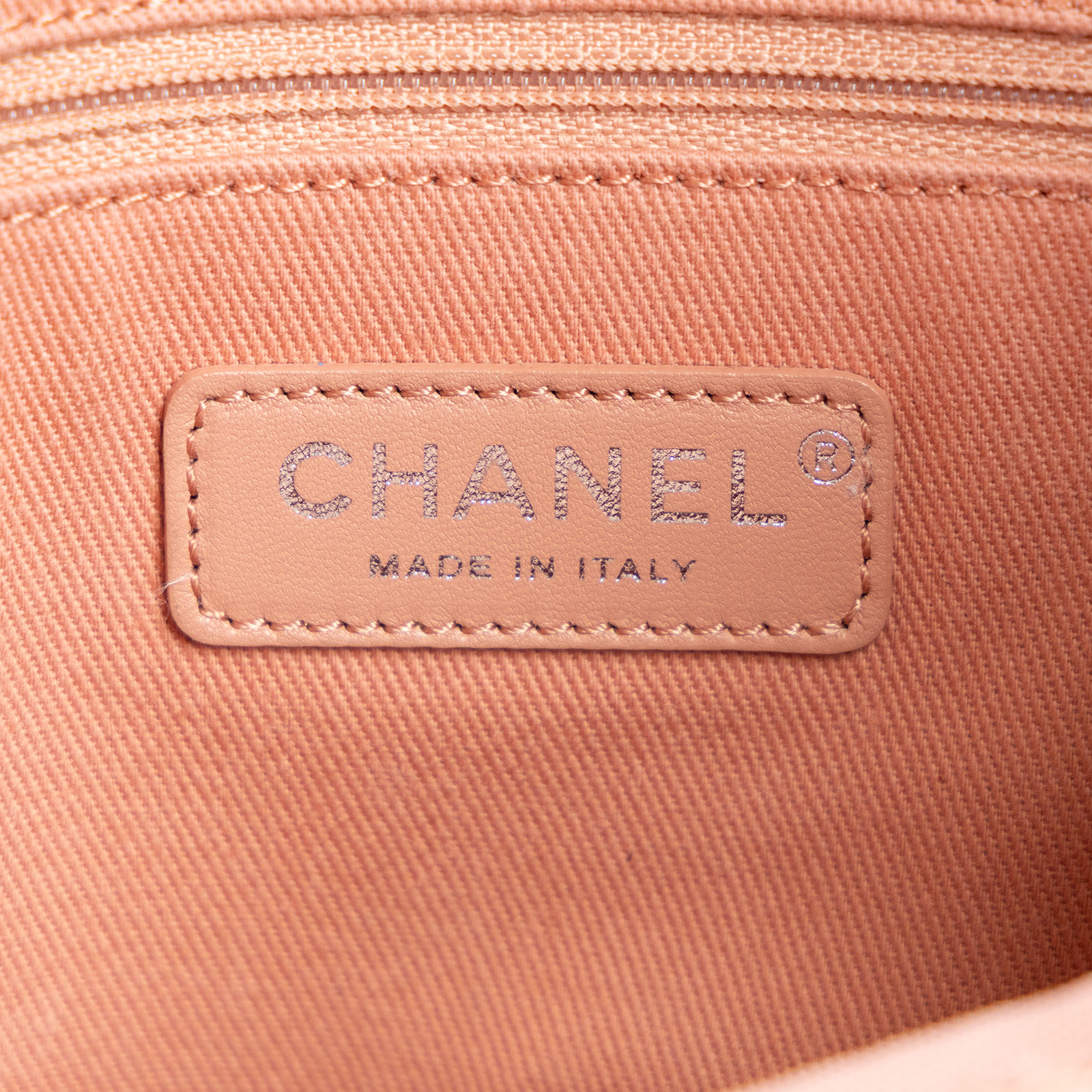 香奈兒 CHANEL 海灘包 迷你  25開粉海灘包 小款 保證卡