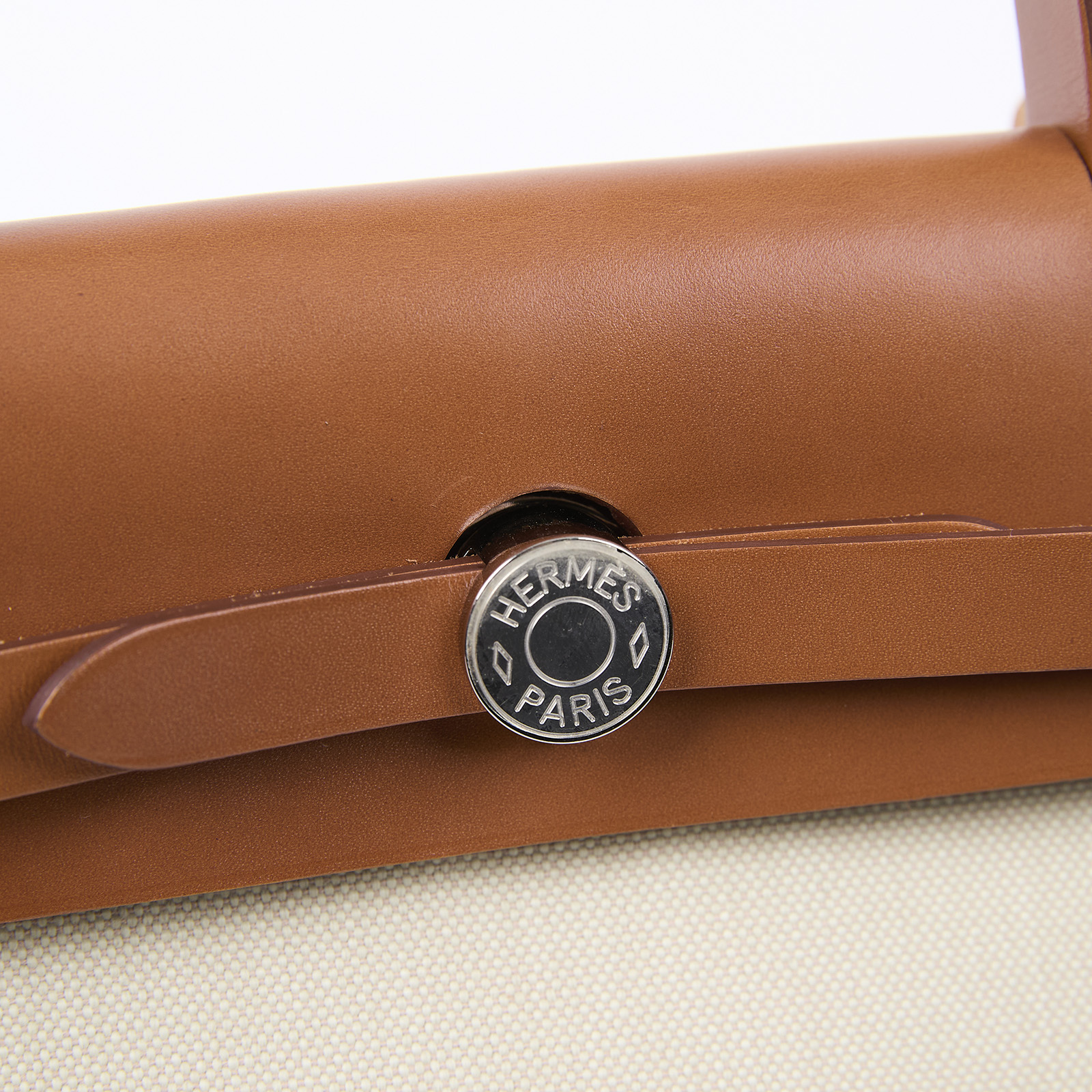 愛馬仕 Hermes Herbag Zip 31 HER31 Y刻 金棕拼米白帆布HERBAG31 原廠盒子/防塵袋/鎖組/購買證明