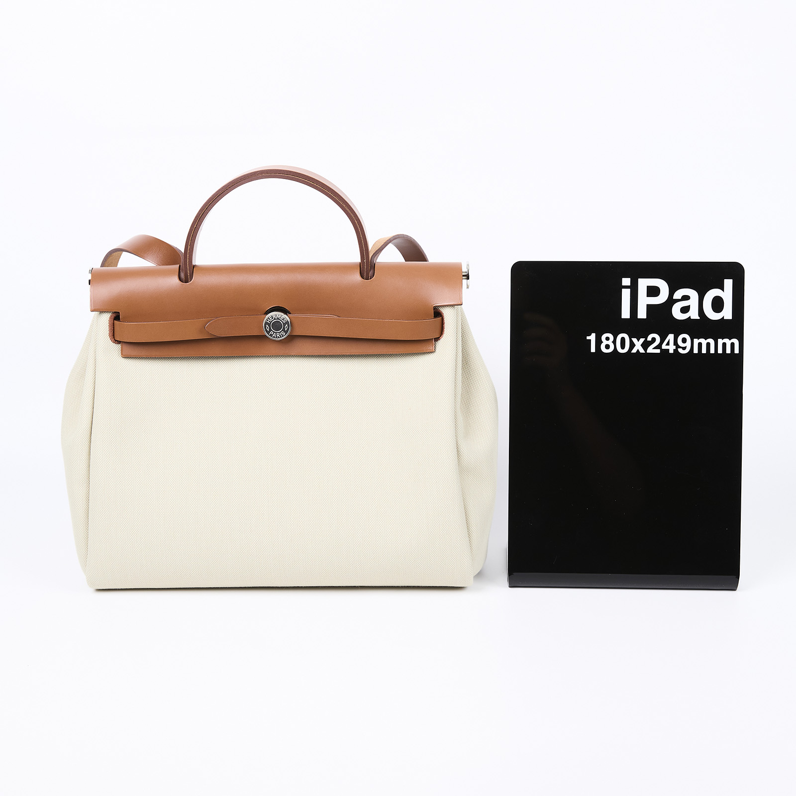 愛馬仕 Hermes Herbag Zip 31 HER31 Y刻 金棕拼米白帆布HERBAG31 原廠盒子/防塵袋/鎖組/購買證明