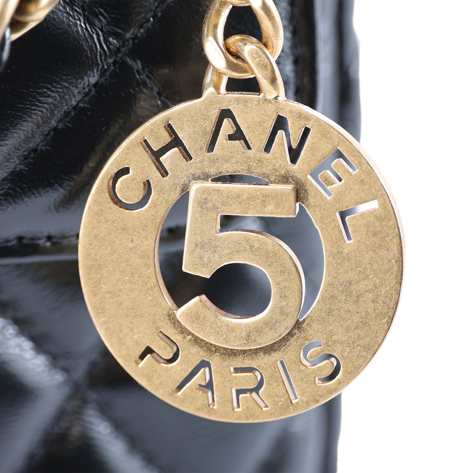 香奈兒 CHANEL 流浪包 菱格紋 鏈帶包 AS4323 晶片款 黑油蠟皮HOBO 原廠盒子/防塵袋/購買證明影本