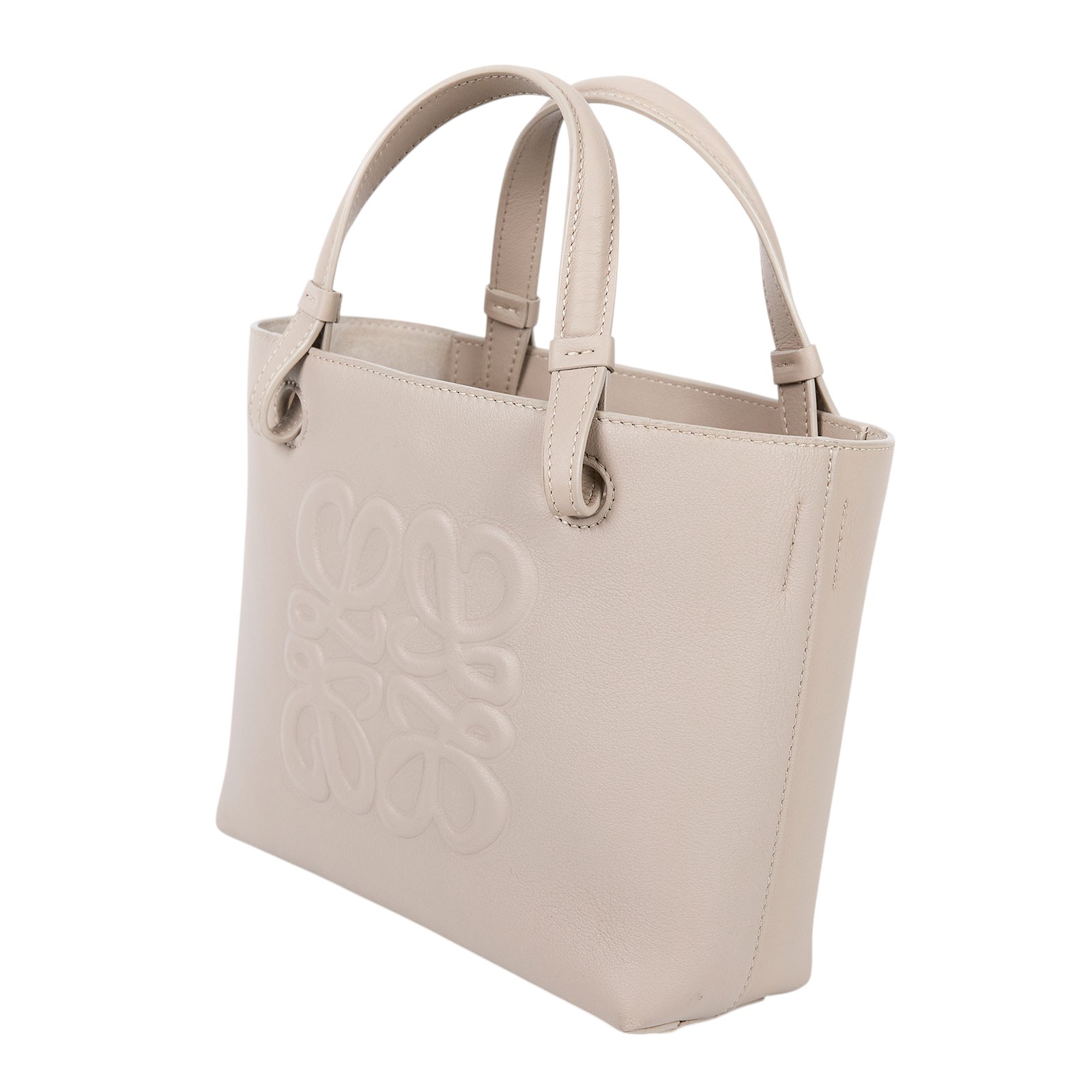 羅意威 LOEWE Inflated Anagram 托特包 A717S74X05 奶油色ANAGRAM MINI 防塵袋/購買證明