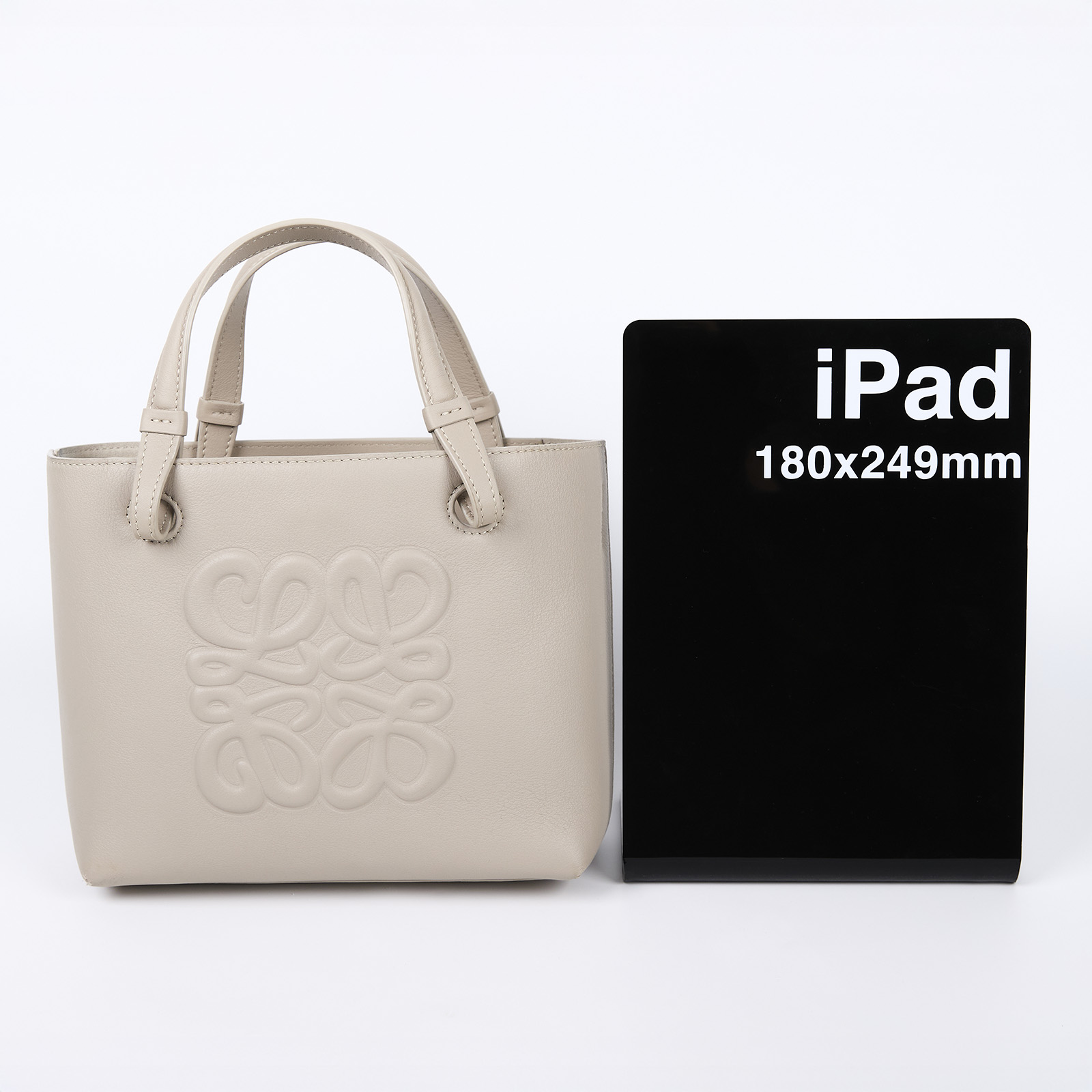 羅意威 LOEWE Inflated Anagram 托特包 A717S74X05 奶油色ANAGRAM MINI 防塵袋/購買證明