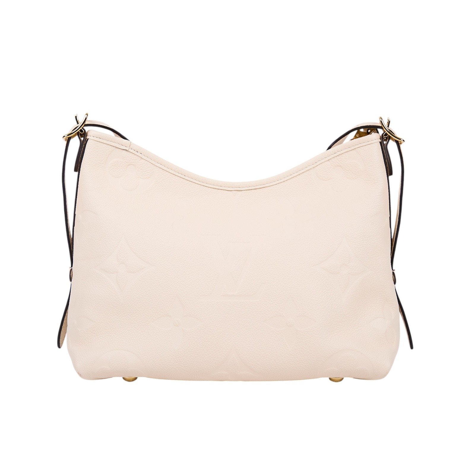 路易威登 LOUIS VUITTON CarryAll PM  奶油色 牛皮 肩背包 M46293 晶片款 白CARRYALL PM 防塵袋/購買證明影本