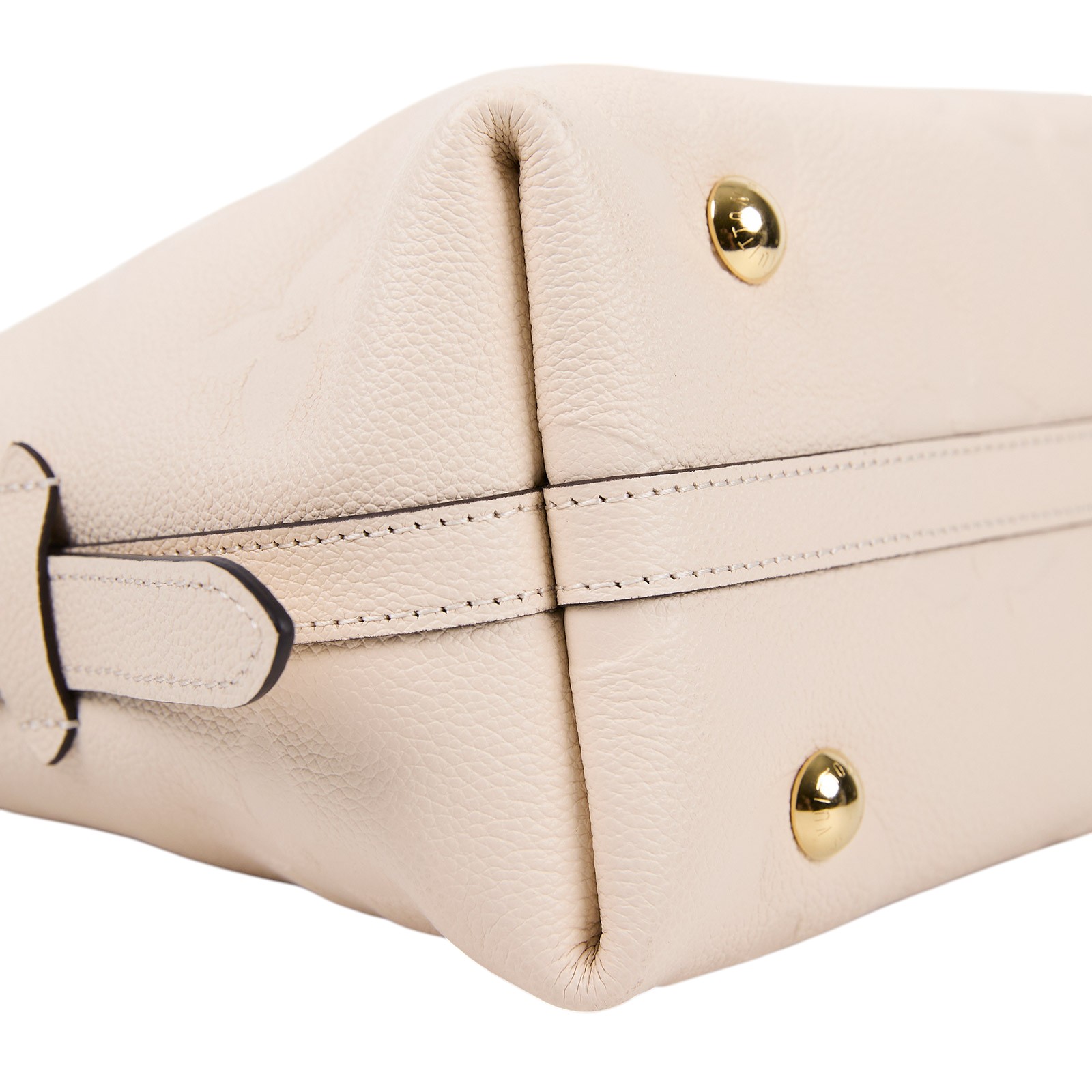 路易威登 LOUIS VUITTON CarryAll PM  奶油色 牛皮 肩背包 M46293 晶片款 白CARRYALL PM 防塵袋/購買證明影本