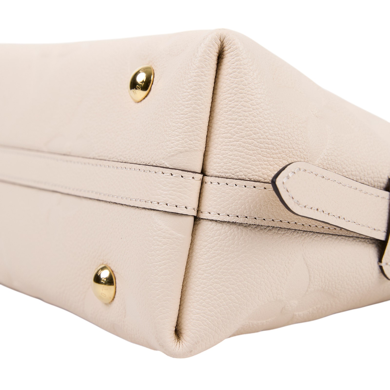 路易威登 LOUIS VUITTON CarryAll PM  奶油色 牛皮 肩背包 M46293 晶片款 白CARRYALL PM 防塵袋/購買證明影本