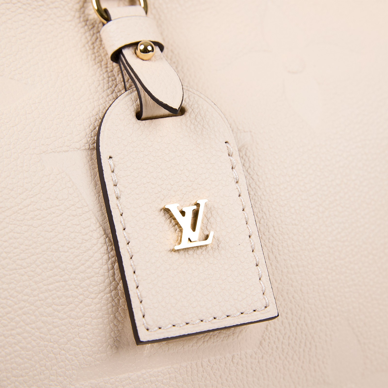 路易威登 LOUIS VUITTON CarryAll PM  奶油色 牛皮 肩背包 M46293 晶片款 白CARRYALL PM 防塵袋/購買證明影本