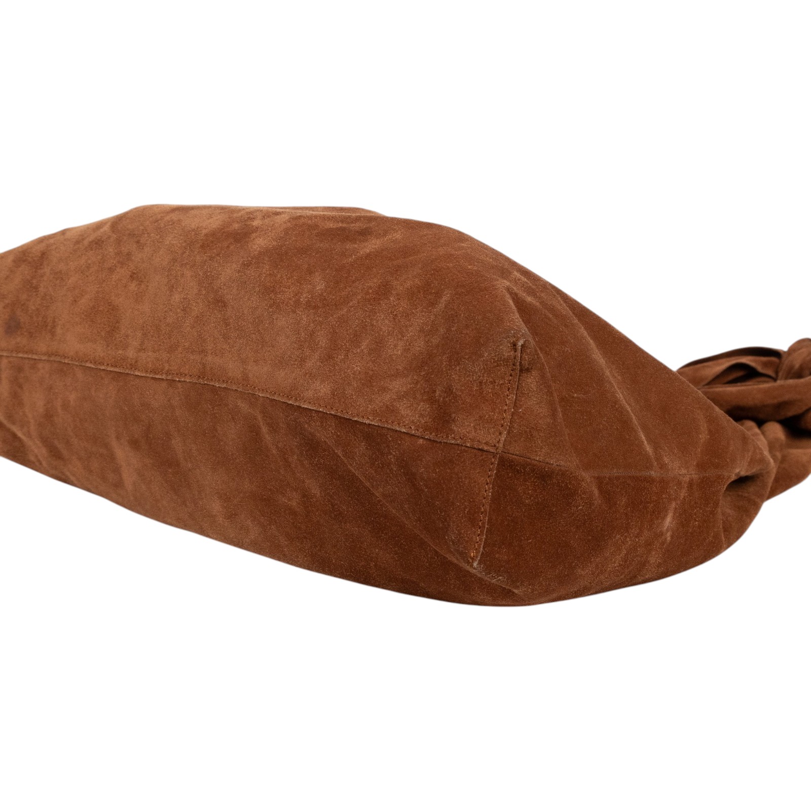 安靜奢華主義 THE ROW Bindle 麂皮 Hobo 包  咖麂皮TOTE 無附屬品