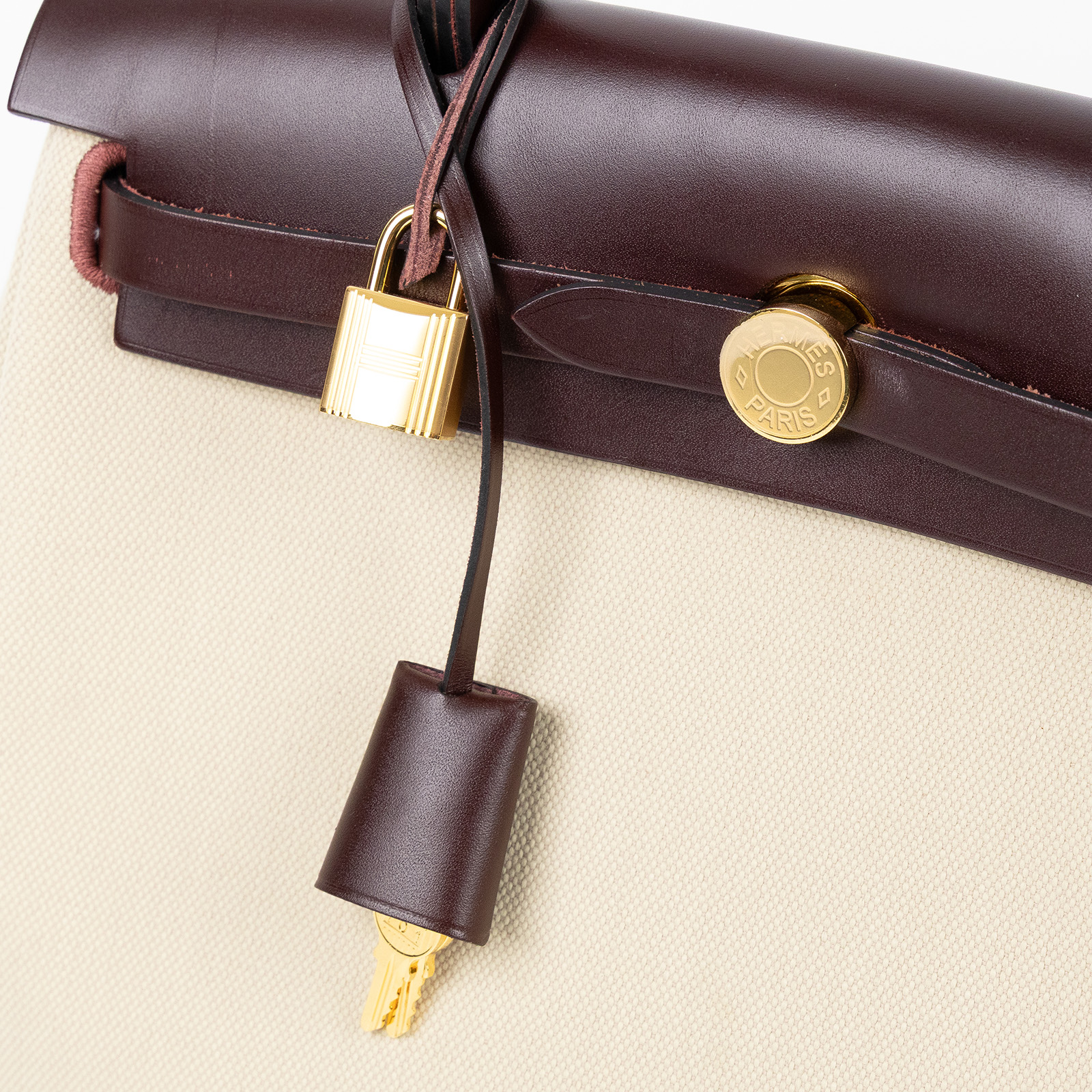 愛馬仕 Hermes Herbag Zip 31 HER31 Z刻 深棕HERBAG31 原廠盒子/防塵袋/鎖組(皮革輕微磨損)