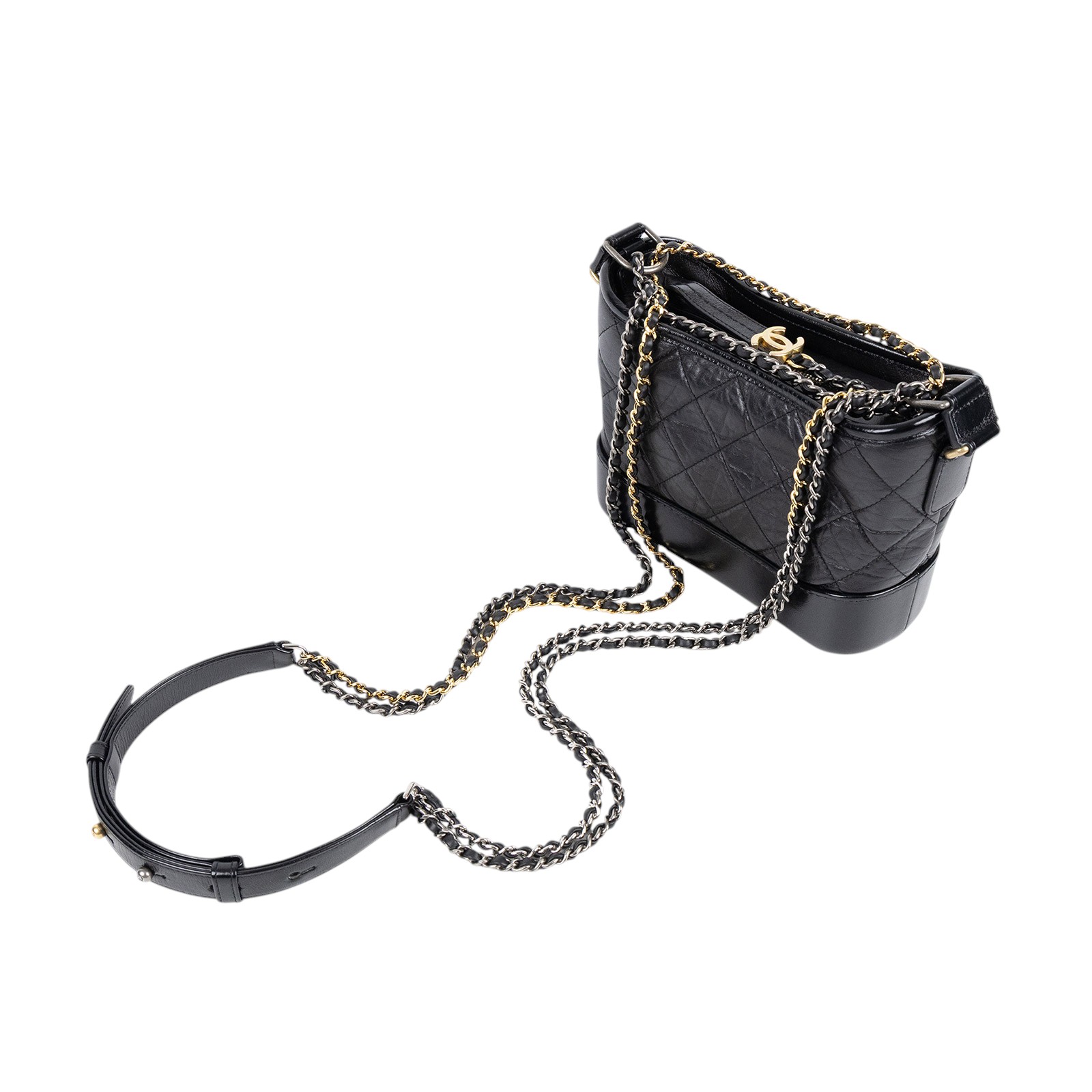 香奈兒 CHANEL 流浪包 小型 A91810 30開黑流浪包 小號 防塵袋/保證卡