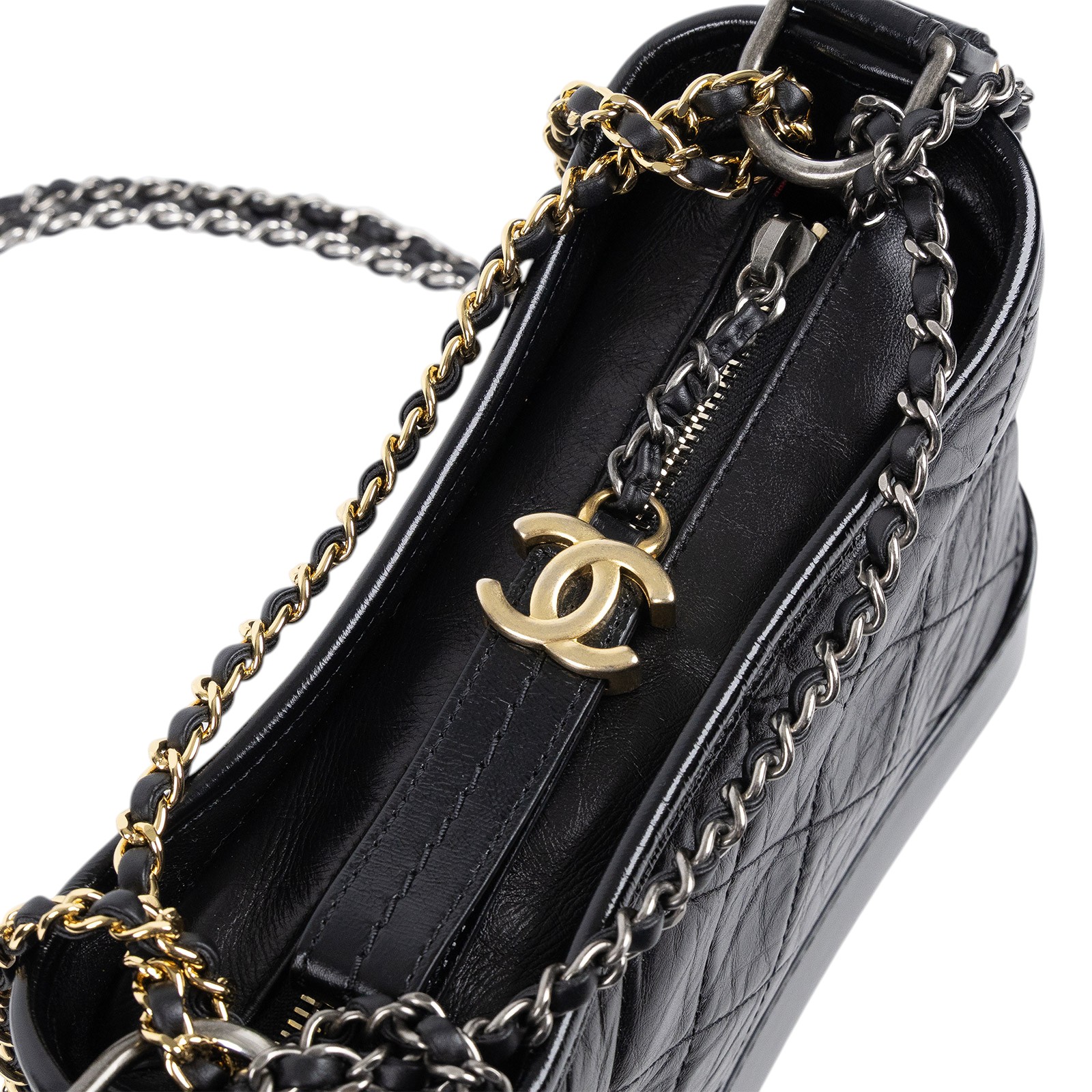 香奈兒 CHANEL 流浪包 小型 A91810 30開黑流浪包 小號 防塵袋/保證卡