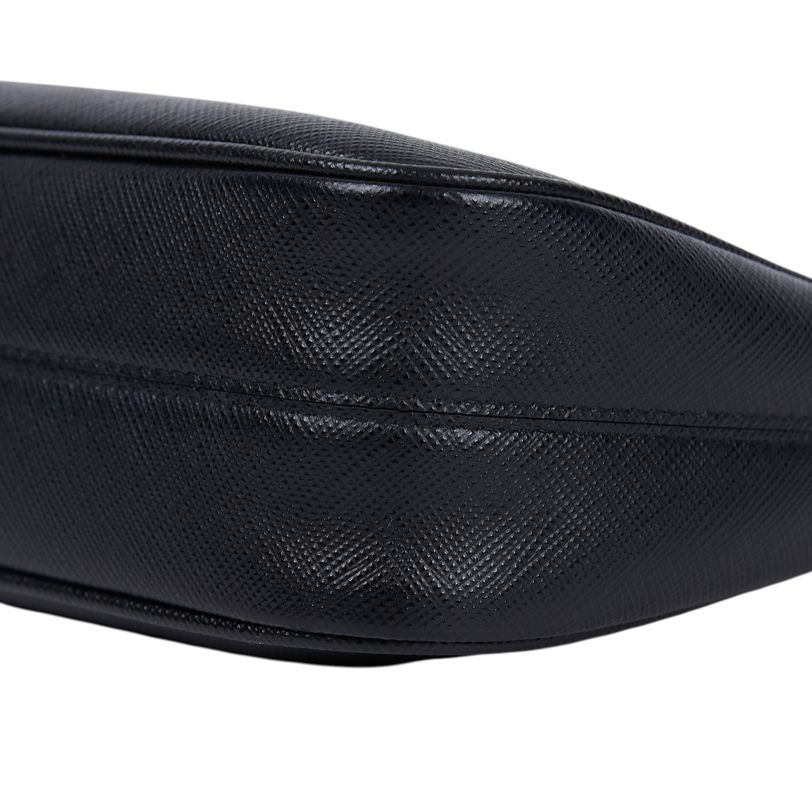 普拉達 PRADA Re-Edition 2005 Saffiano皮革手袋 1BH204_NZV 黑色皮革三合一 防塵袋