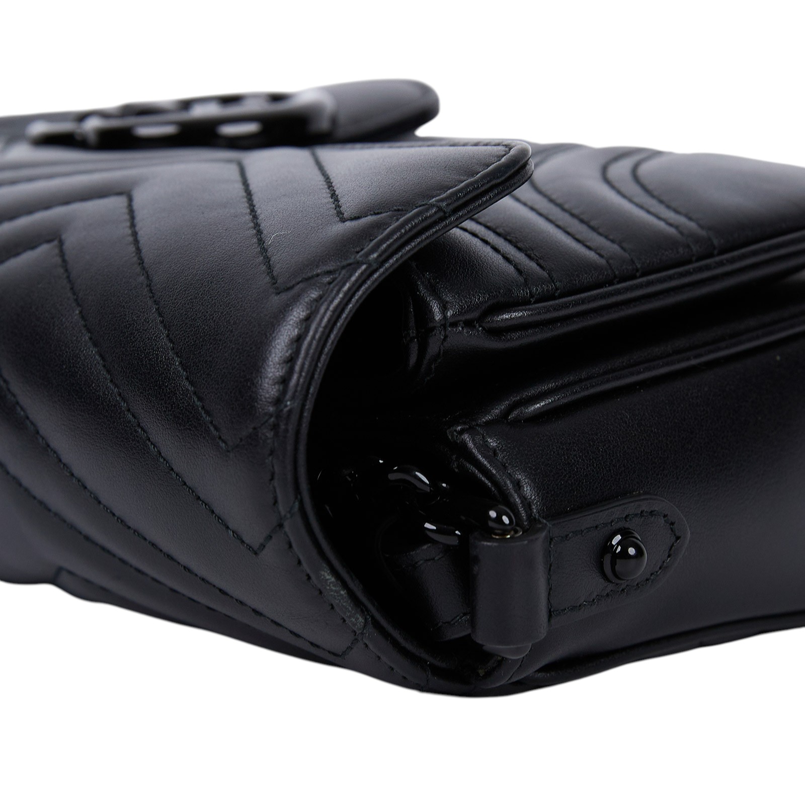 古馳 GUCCI GG Marmont 肩揹袋 734814 AABS1 全黑MARMONT 2WAY 防塵袋