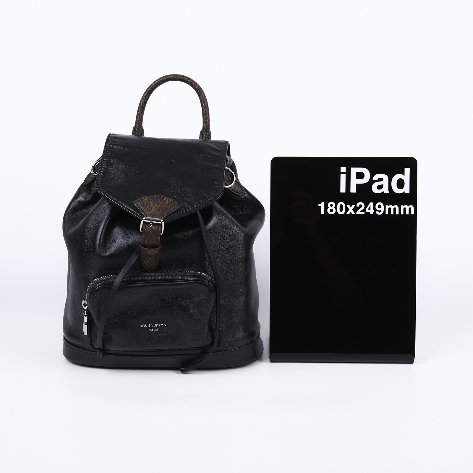 路易威登 LOUIS VUITTON Montsouris Vibe PM 後背包 M12587 晶片款 Montsouris Vibe PM 防塵袋