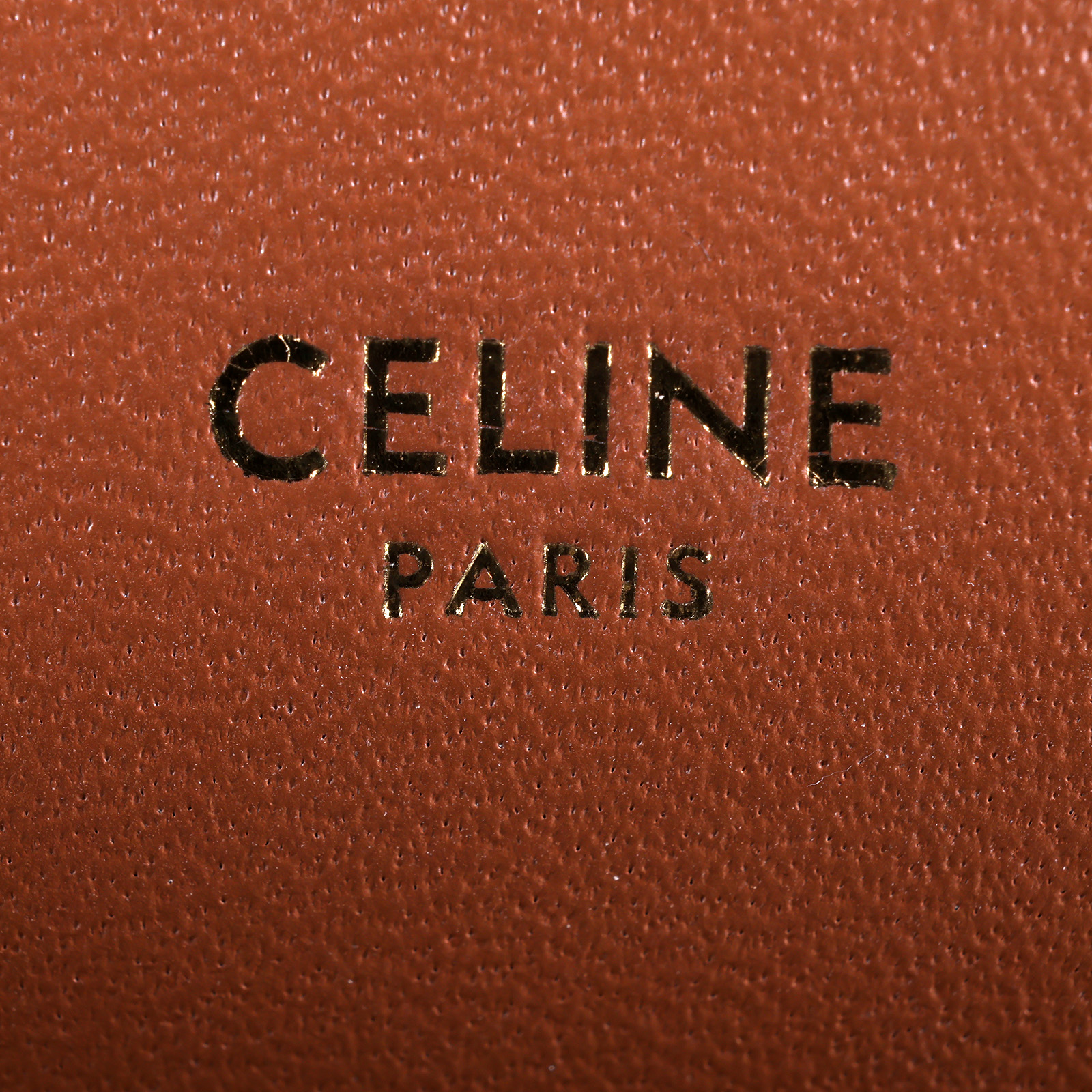 思琳 CELINE 標誌印花 牛皮革 Teen Triomphe 凱旋門 肩背包 188882BZ4 棕凱旋TEEN TRIOMPHE肩背包 防塵袋