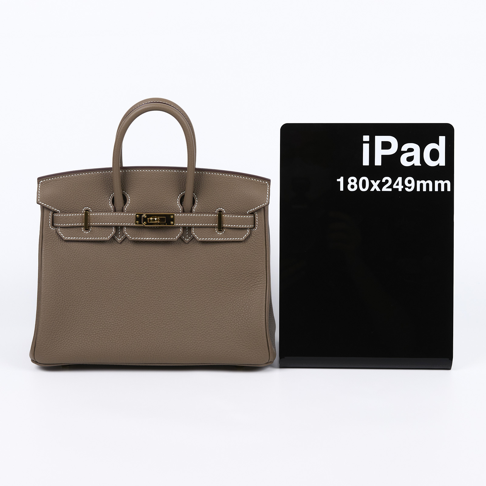 愛馬仕 Hermes Birkin Bag 柏金包 25 大象灰 H041344CC18 H041344/W刻  原廠盒子/防塵袋/鎖組/購買證明影本