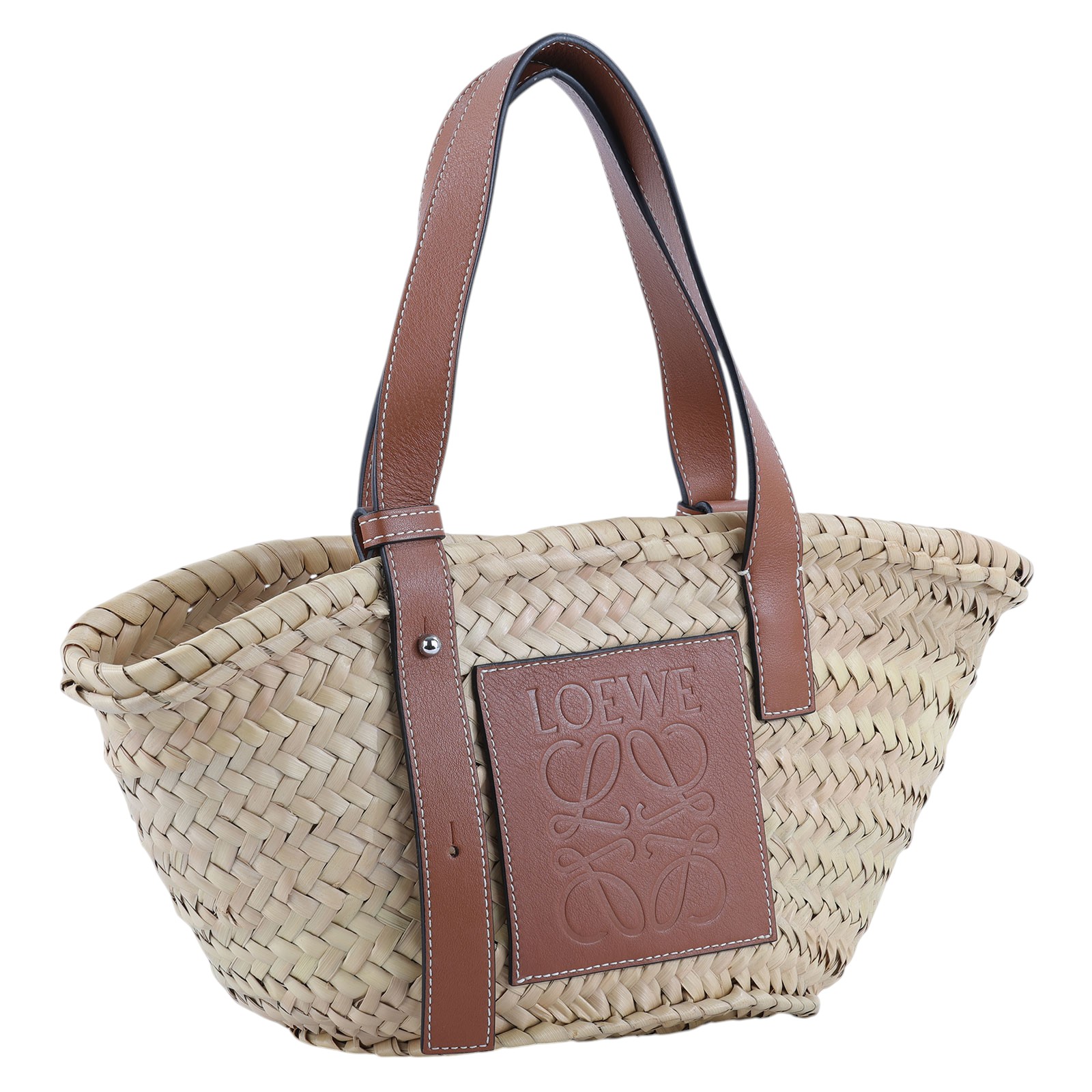 羅意威 LOEWE 棕櫚葉 手提 編織包 小型 A223S93X04 草編包 防塵袋
