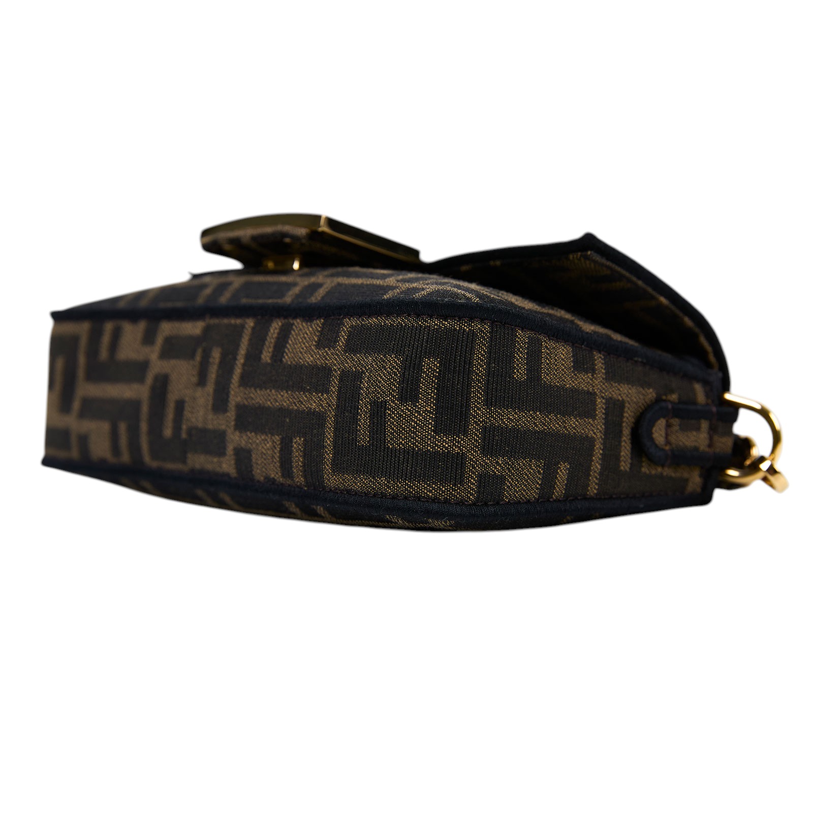 芬迪 FENDI Baguette  8BS017A6V5 棕FF迷你法棍包 原廠盒子/防塵袋/背帶